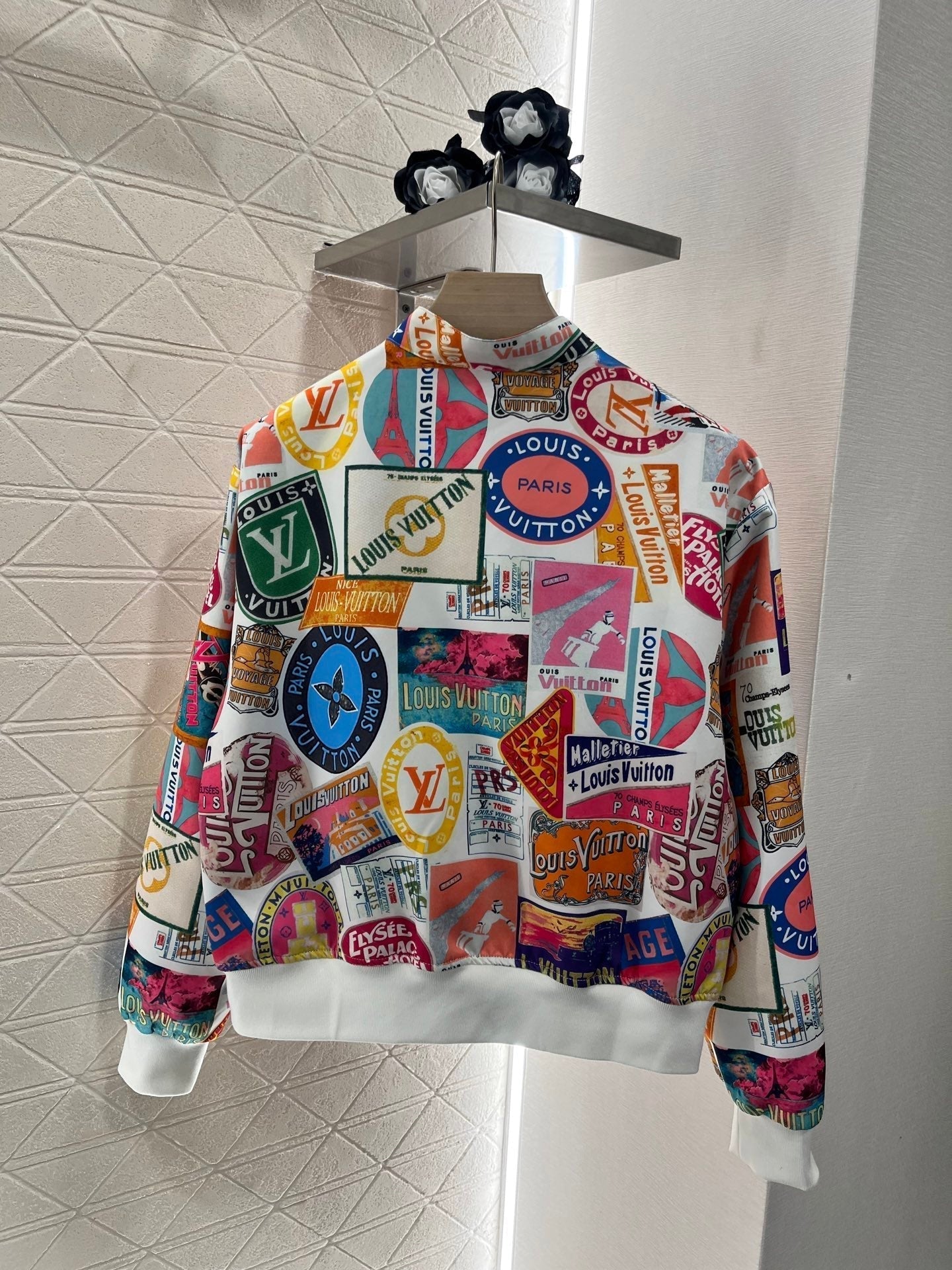 25ss Two sided badge printed flying jacket