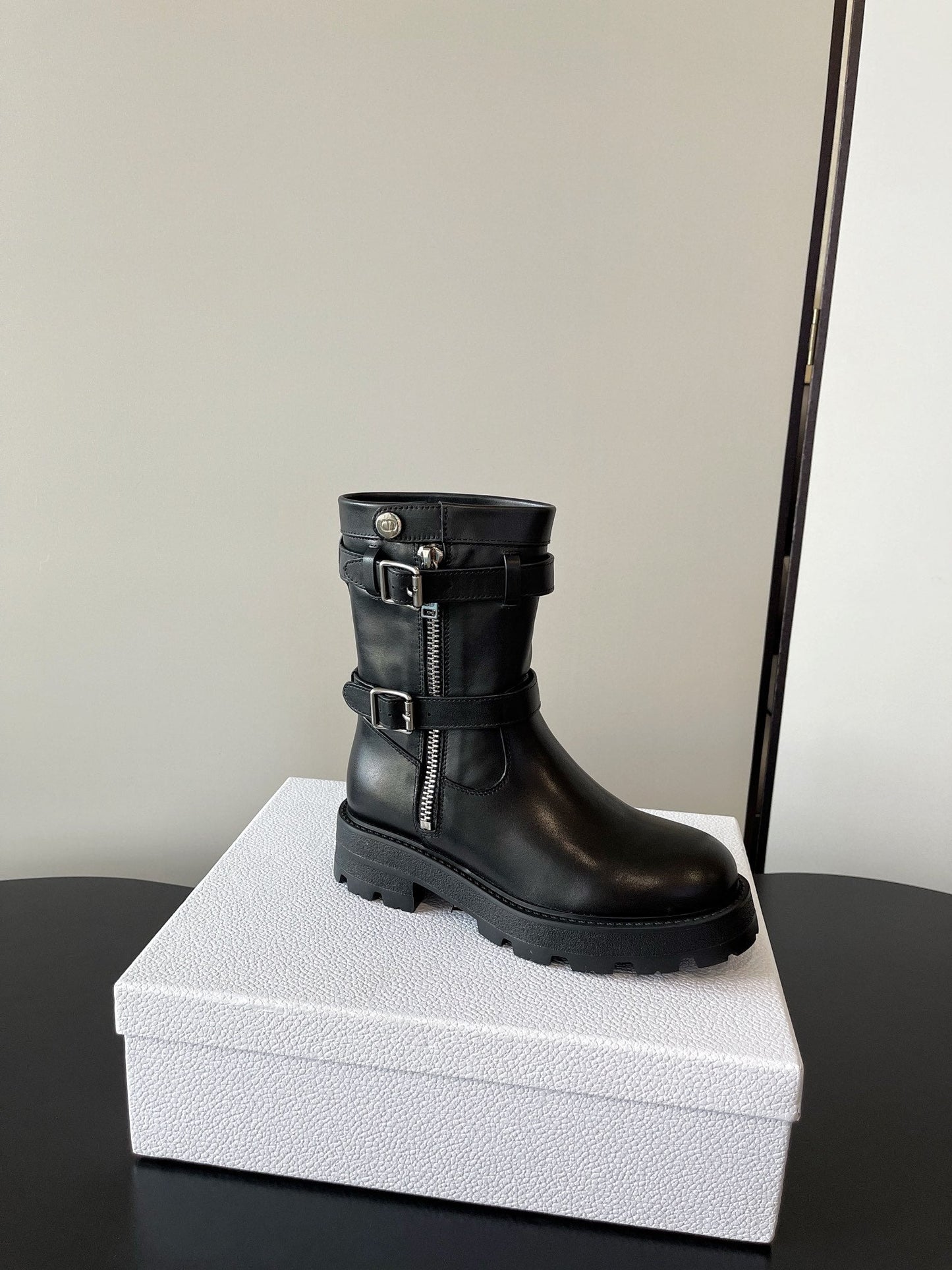 Thick soled knight boots, heavy-duty Martin boots