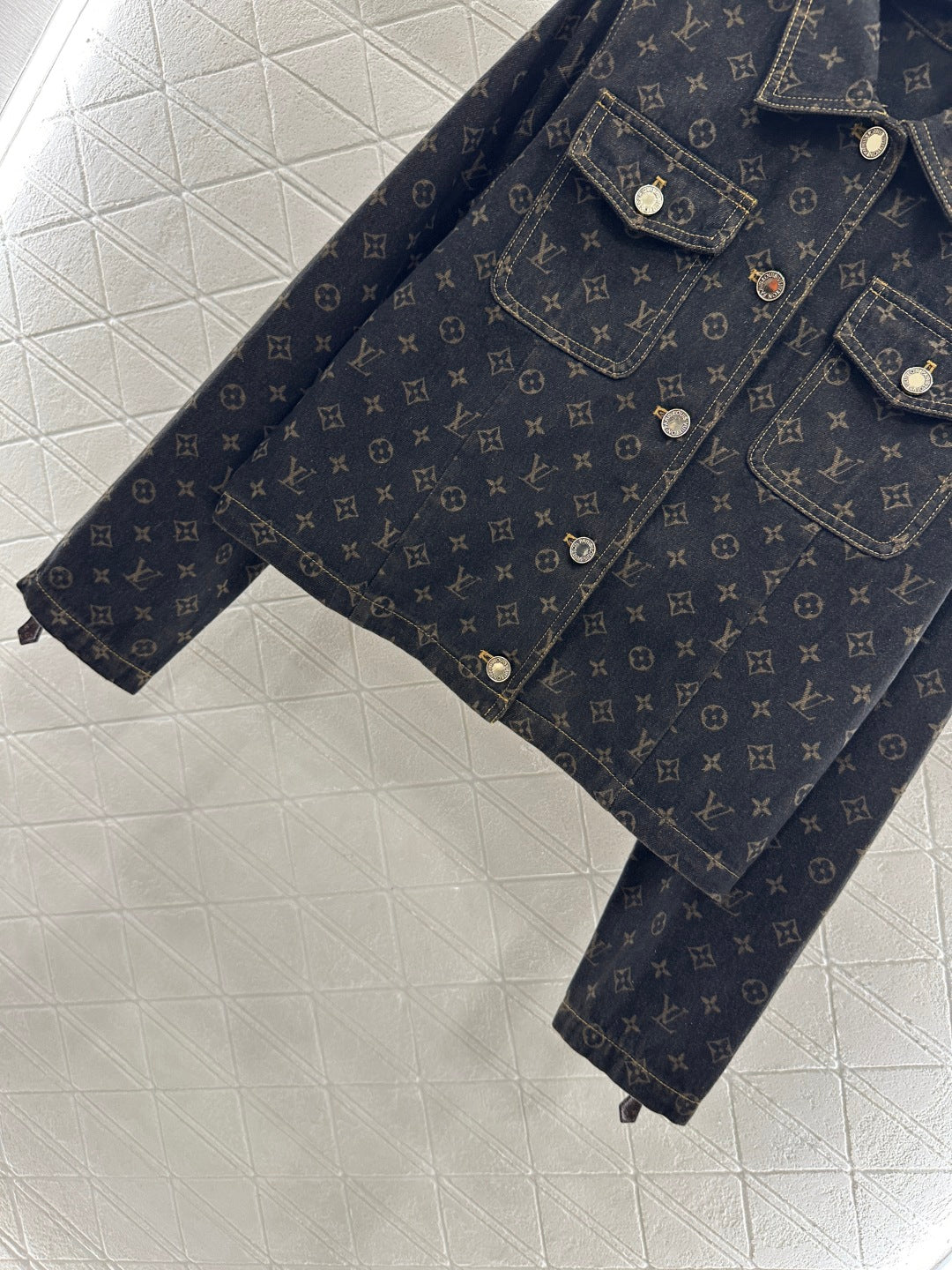 25fw Jacquard denim jacket