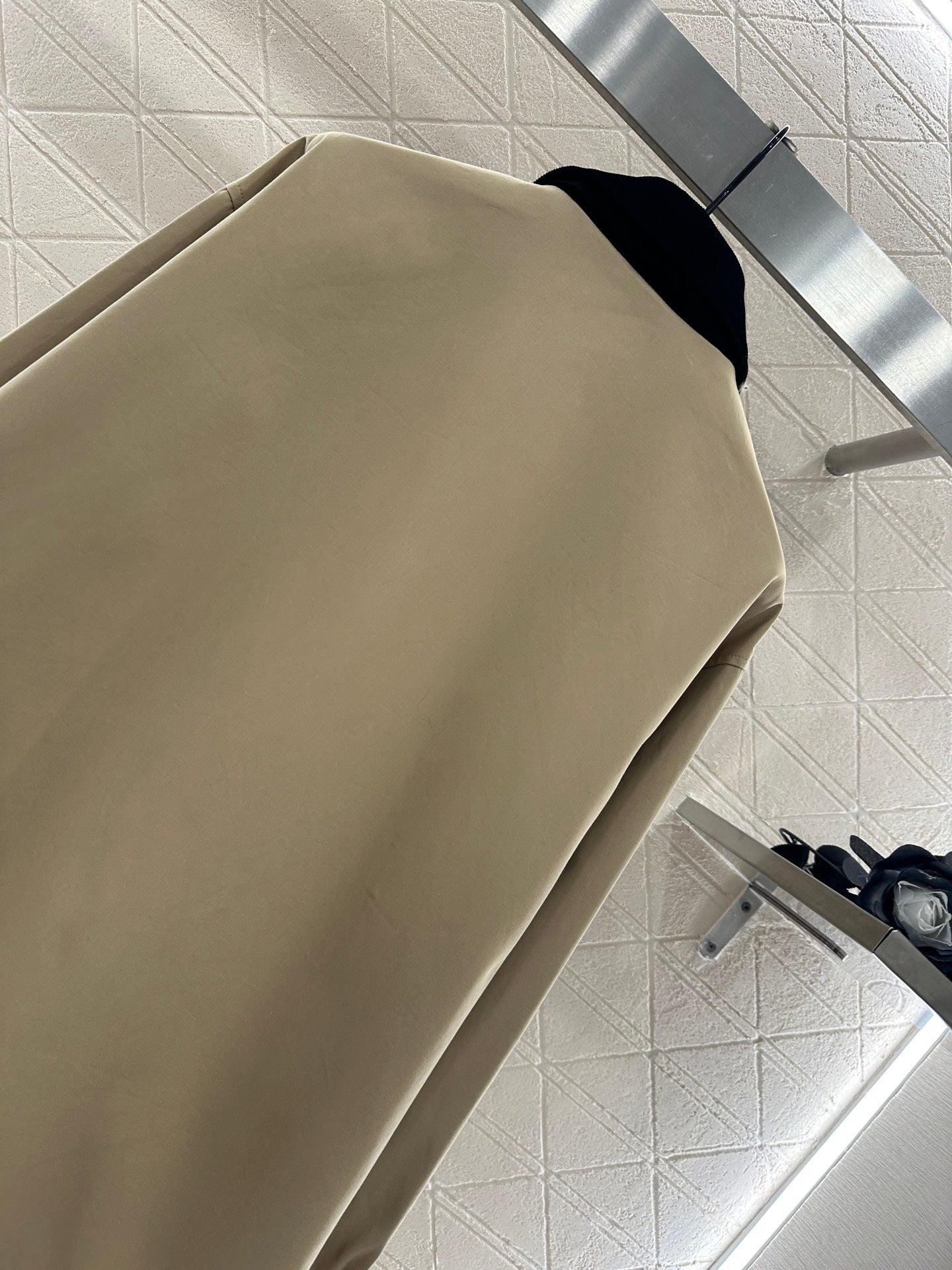 25fw Corduroy collar contrasting coat