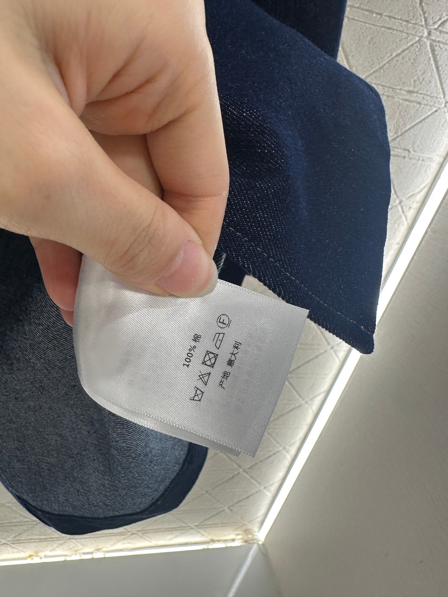 25fw Belt denim trench coat jacket