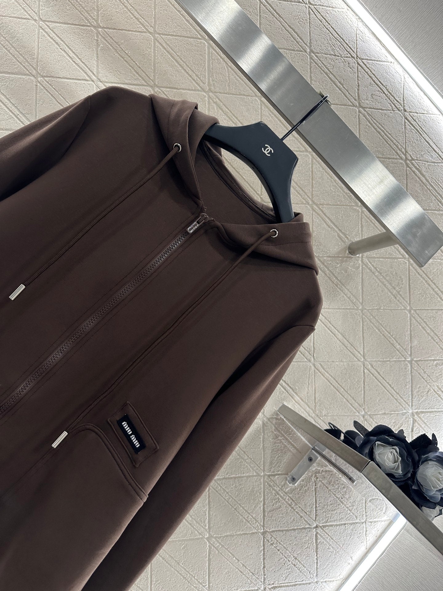 25fw Hooded jacket and pants set