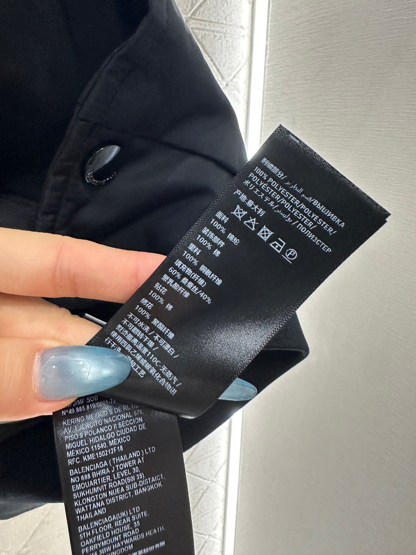 25fw Letter logo cotton jacket