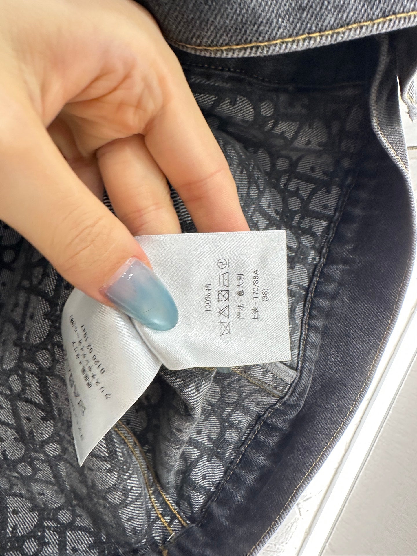 25fw Hooded plush denim jacket