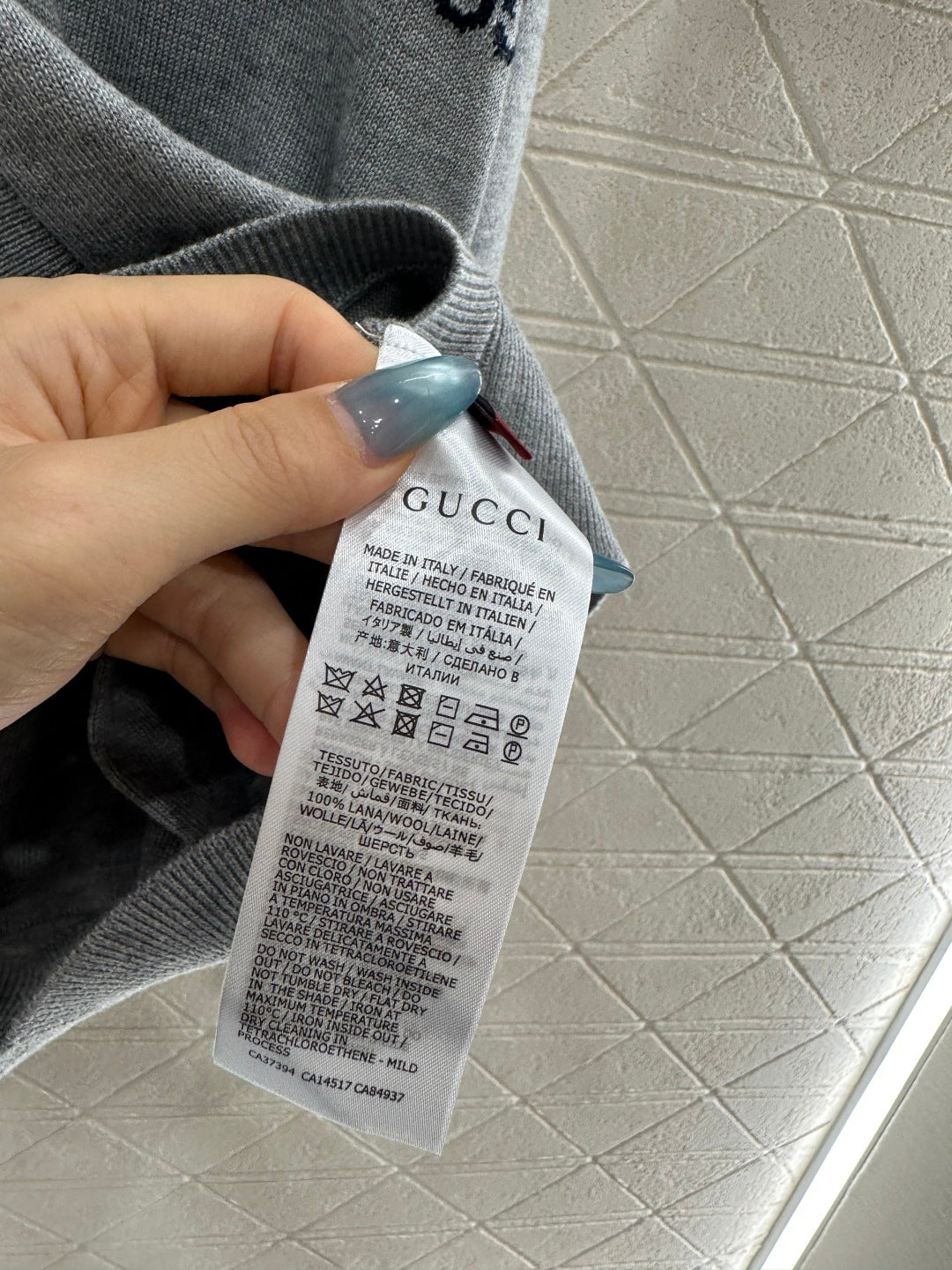 25fw Letter pocket cardigan