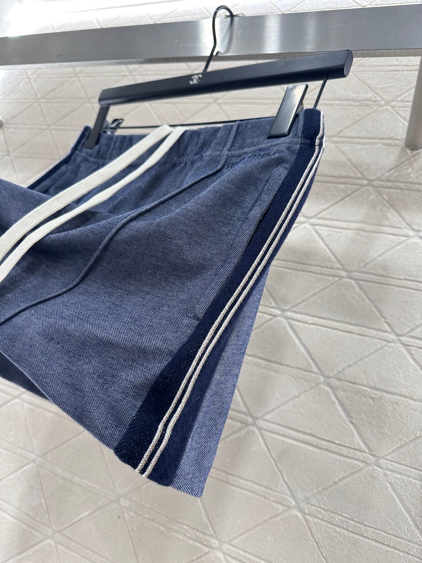 25fw Color blocking jacket short skirt set