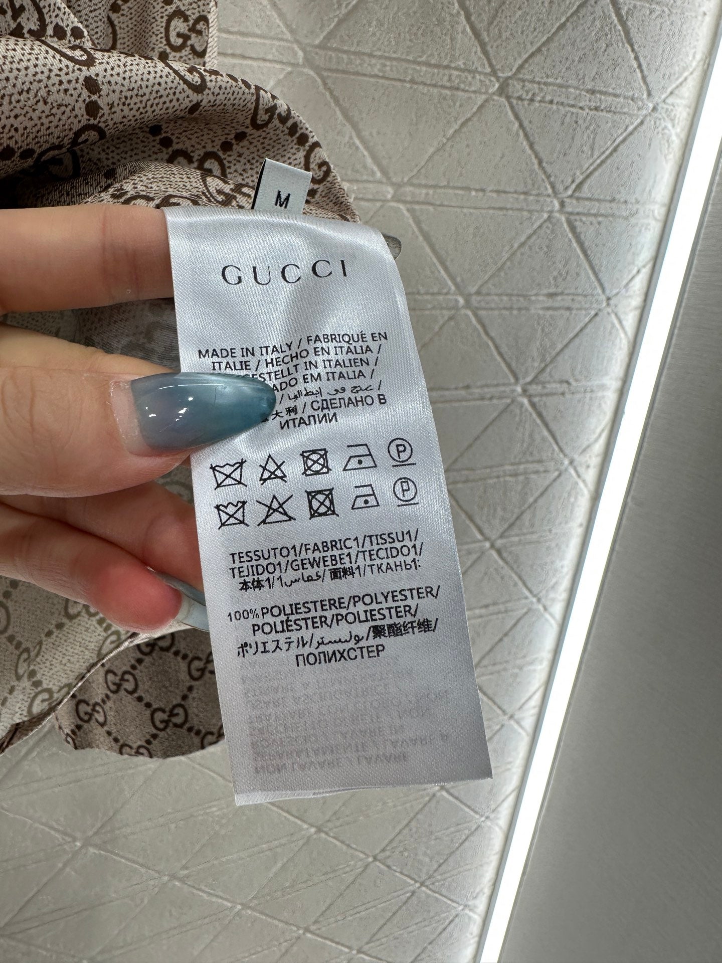 Lace up printed shirt