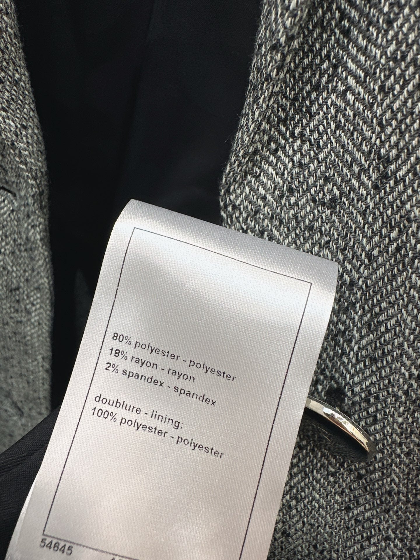 Double C patchwork embroidered suit jacket