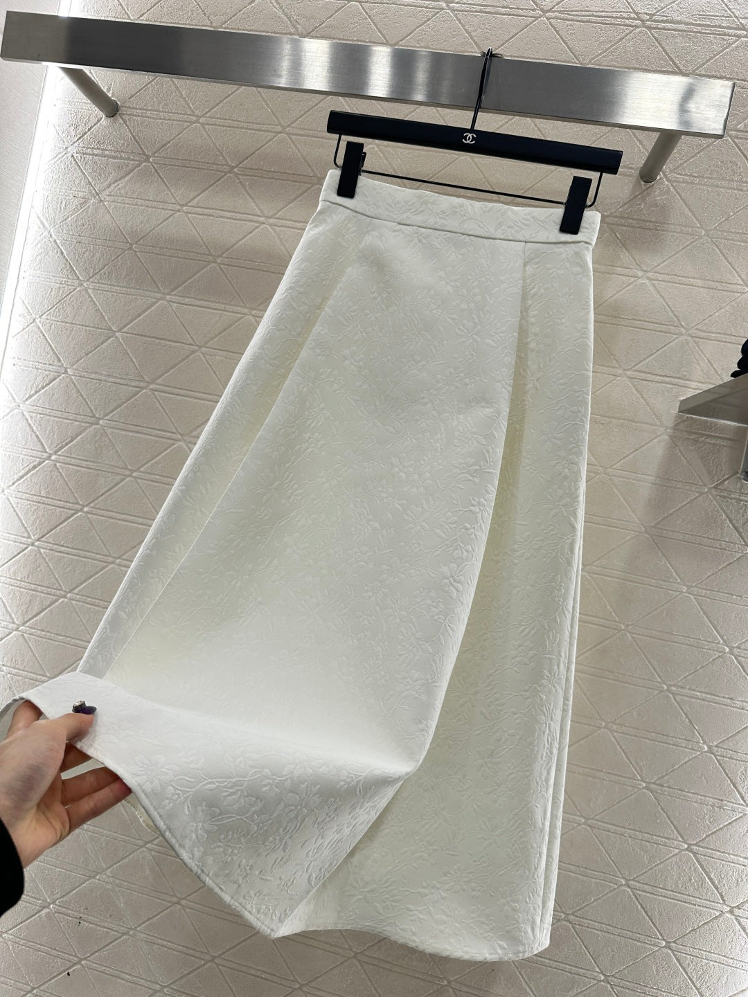 Shoulder suit half skirt set