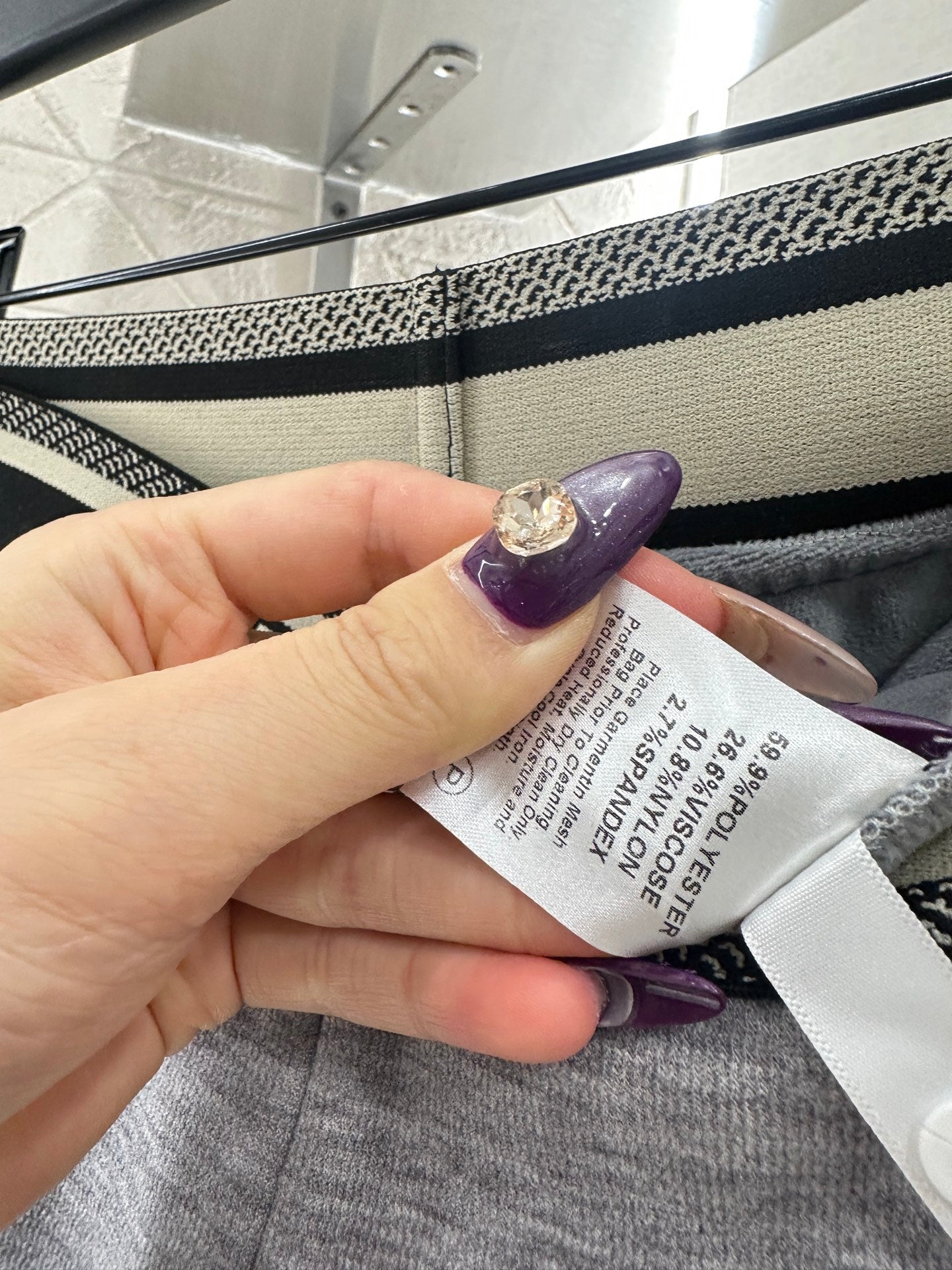 Woolen casual woven belt pants