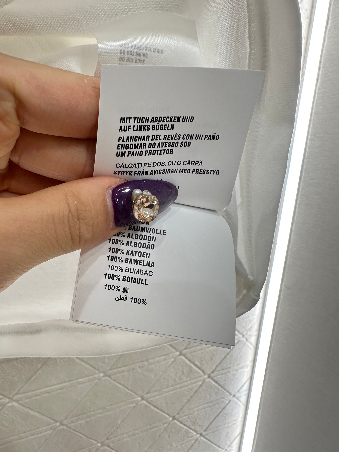 Triangle logo short sleeved shirt