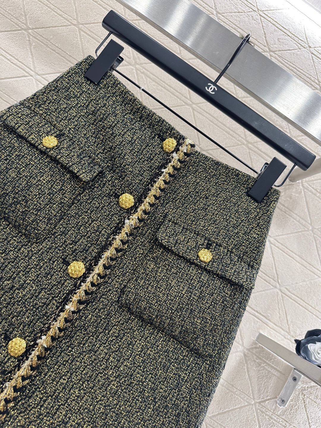 Stand Collar Knitted Set