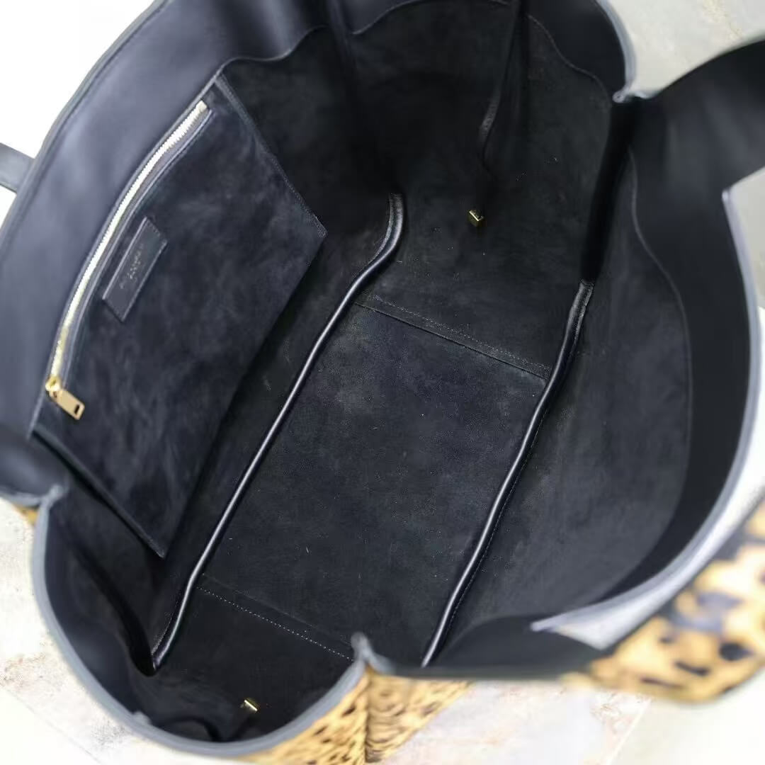 Modern Vintage Leopard Print Hobo Bag