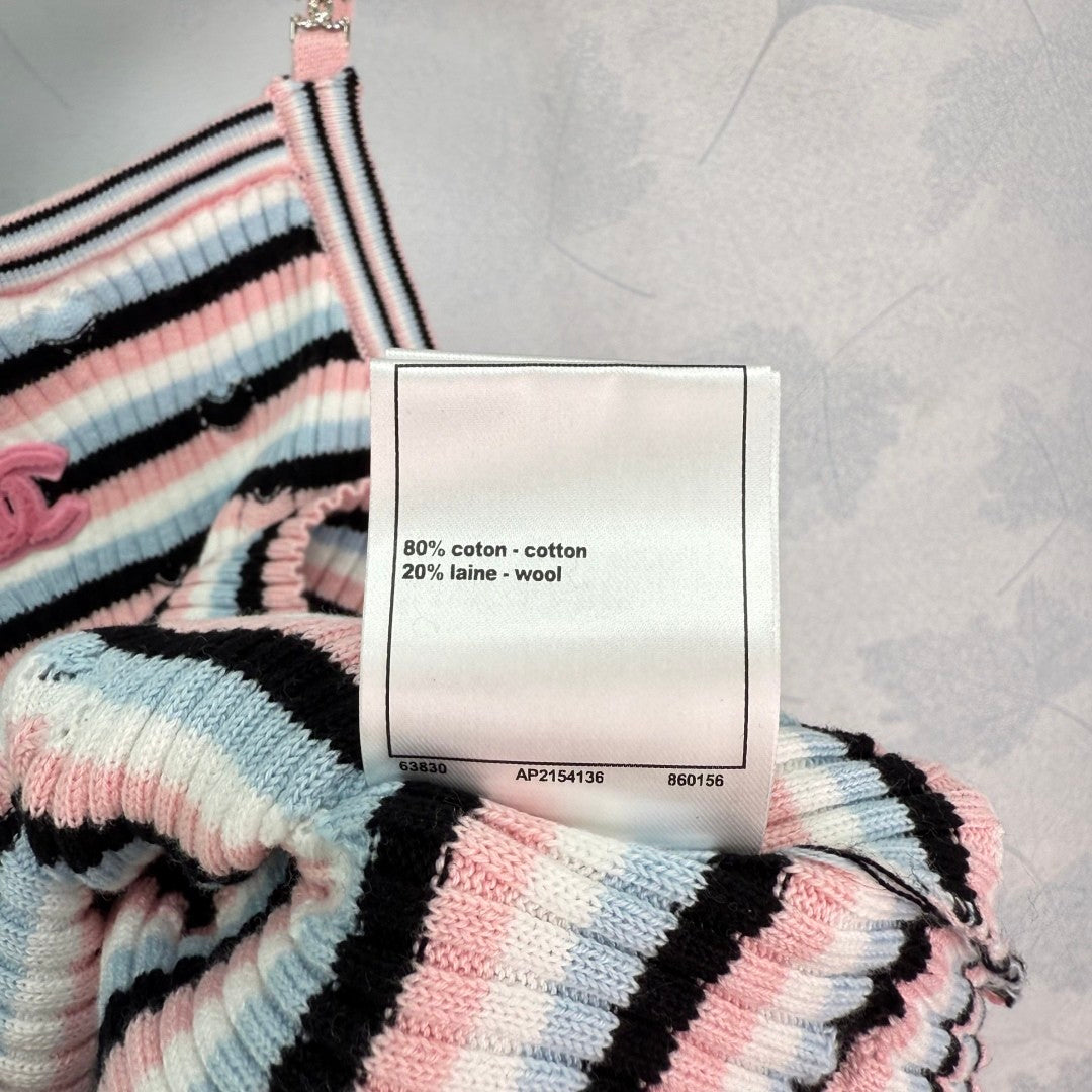 25 Knitted Striped Camisole