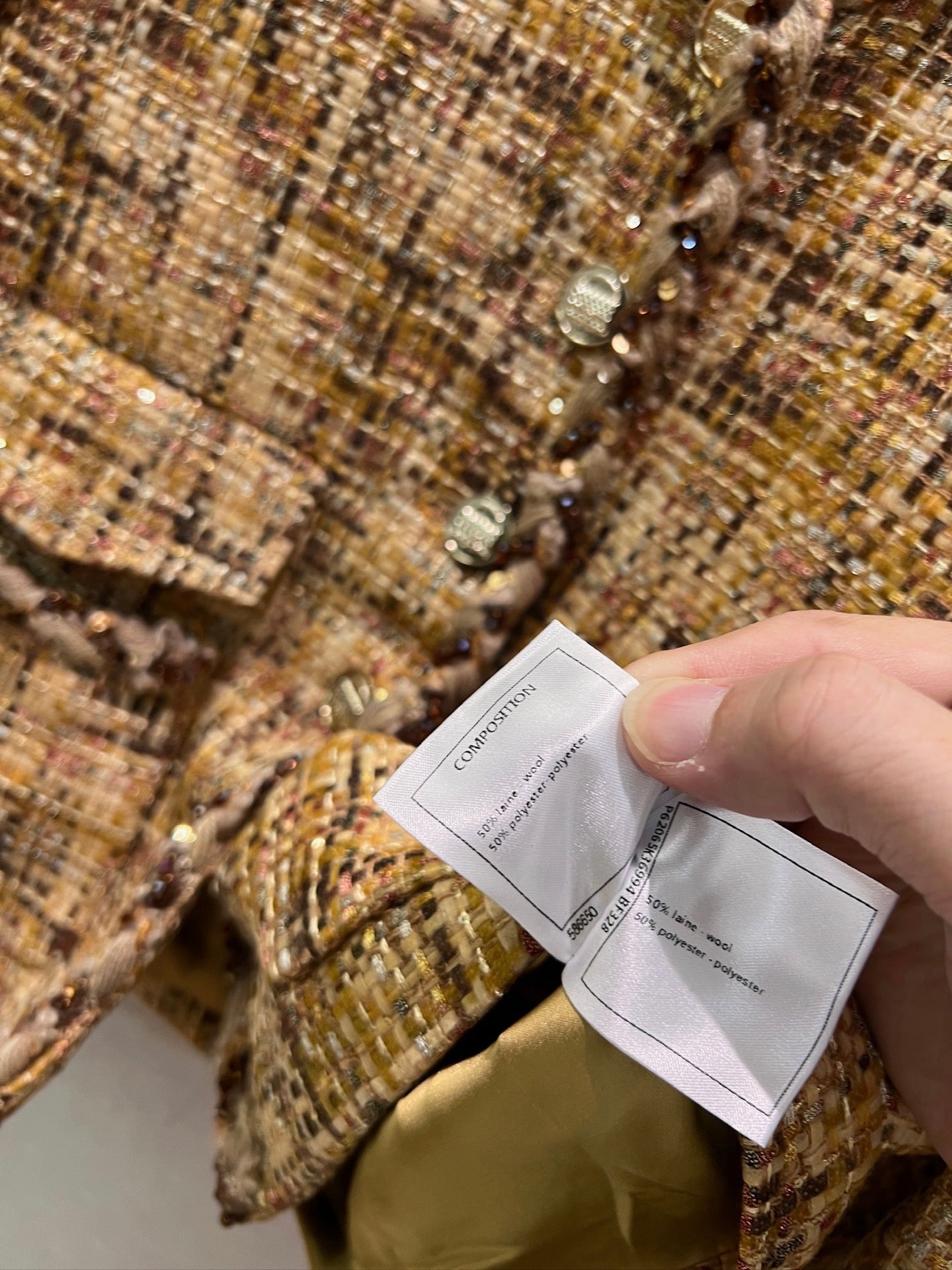 Crew neck woven jacket