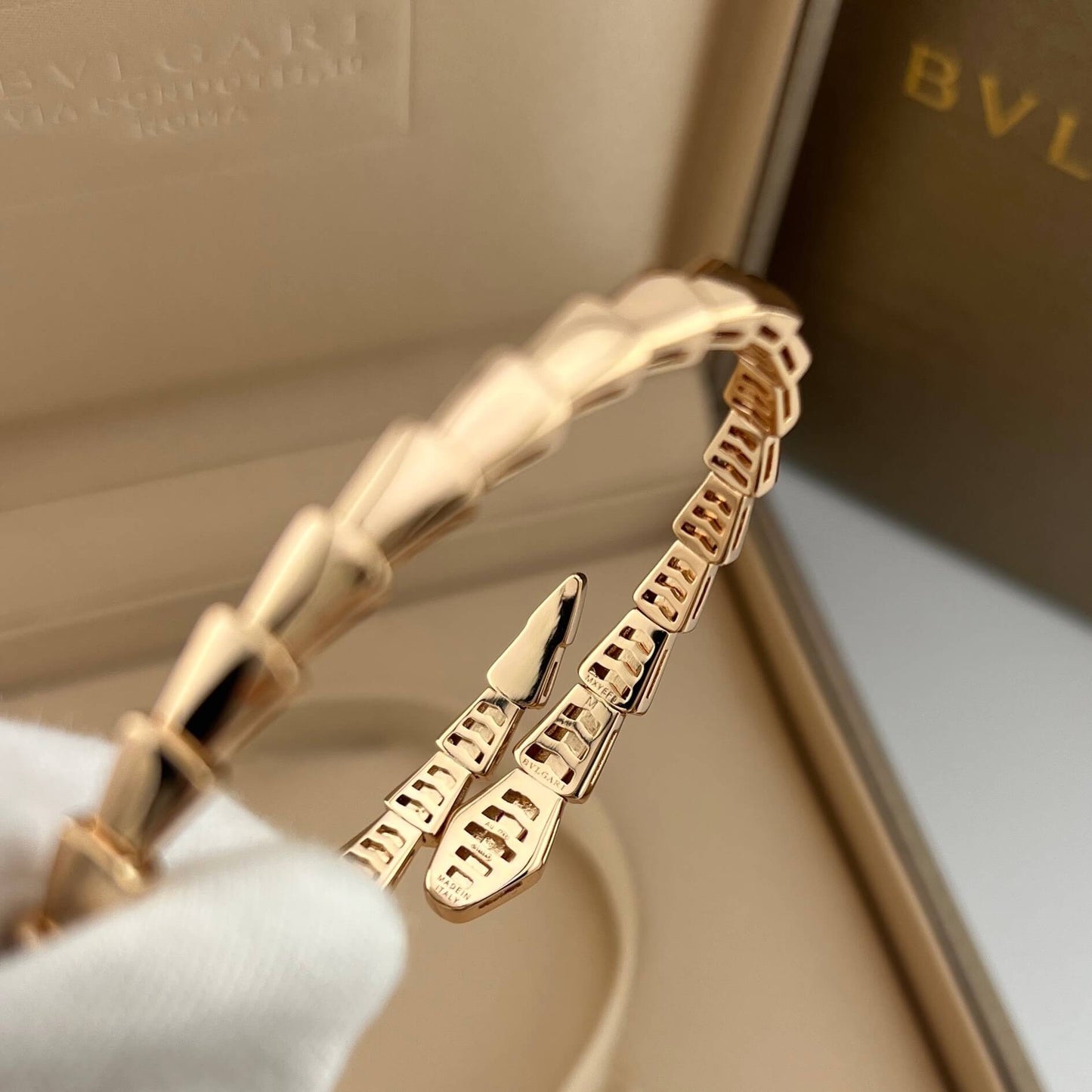 Rose Gold Ruby-Accented Bracelet