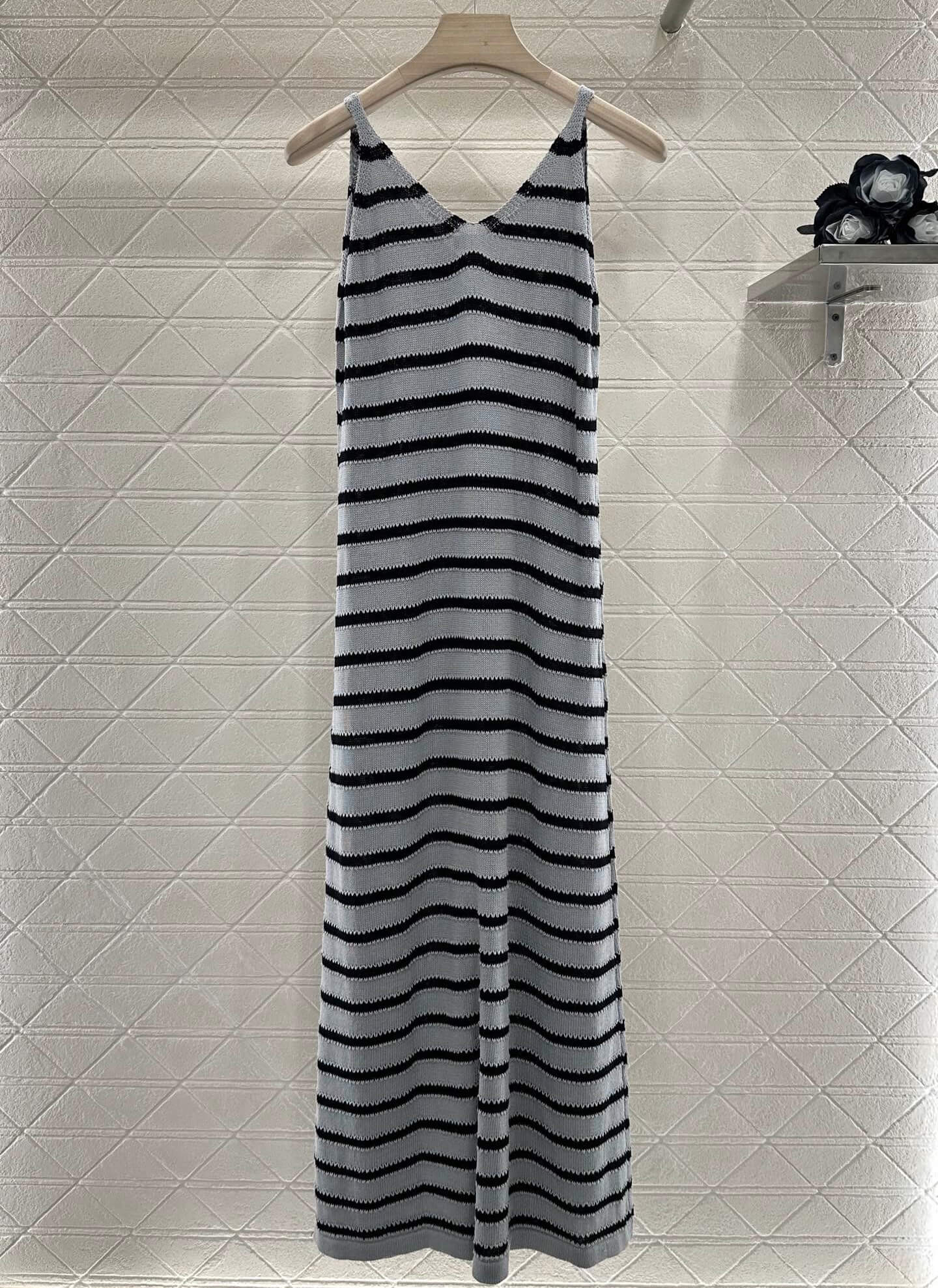 Breton-Fit Knit Sheath Dress