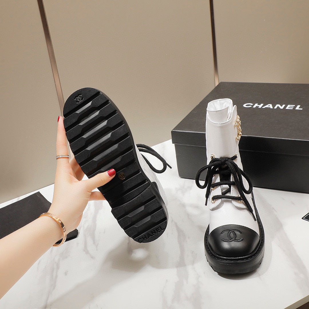 25fw Motorcycle boots Ankle boots