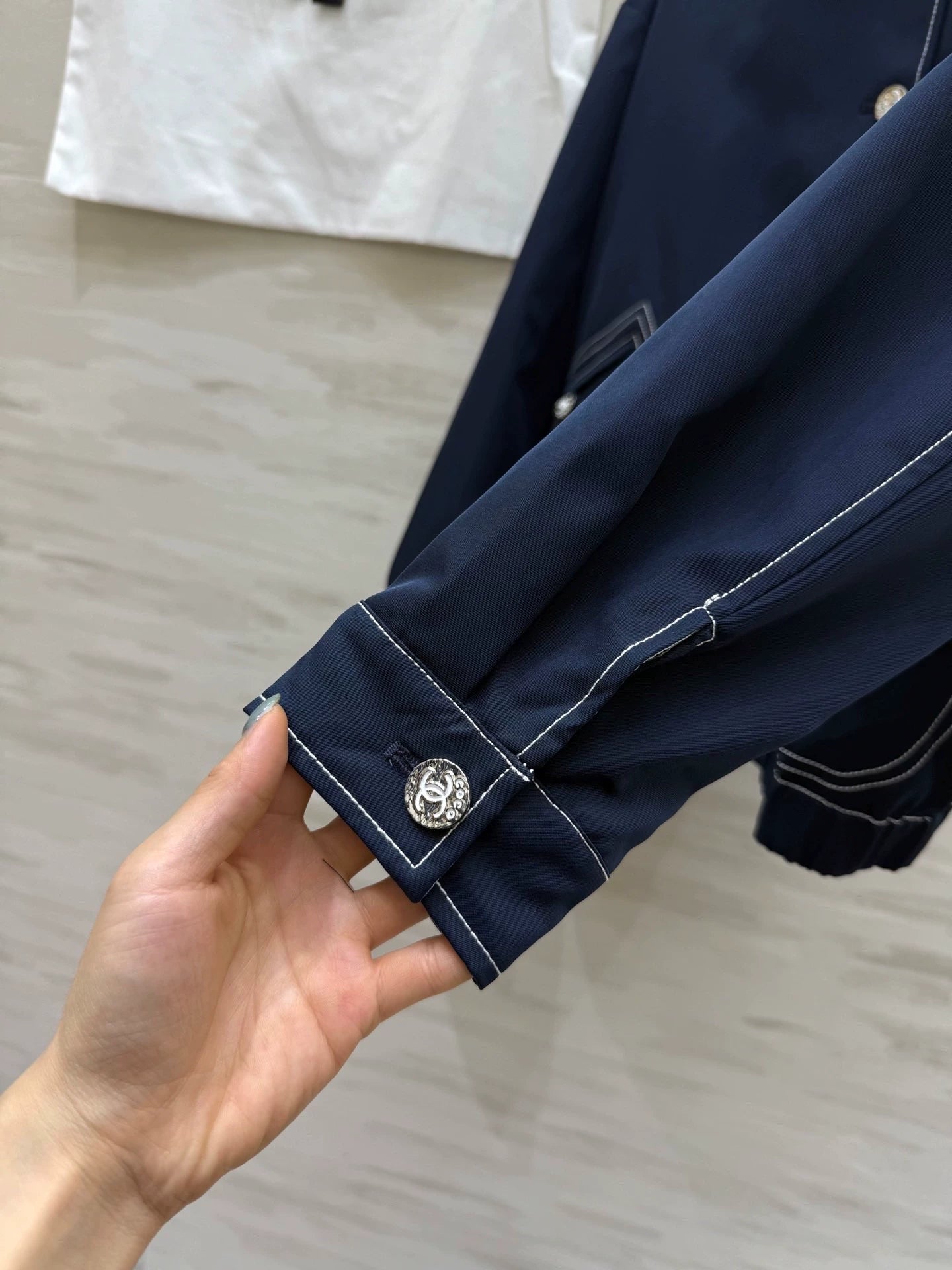 Deep blue workwear jacket