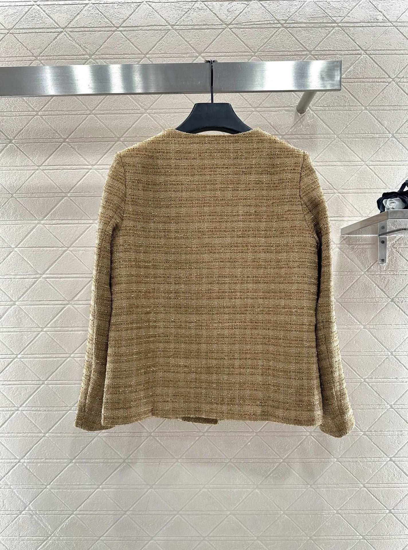 Woolen woolen coat short skirt set