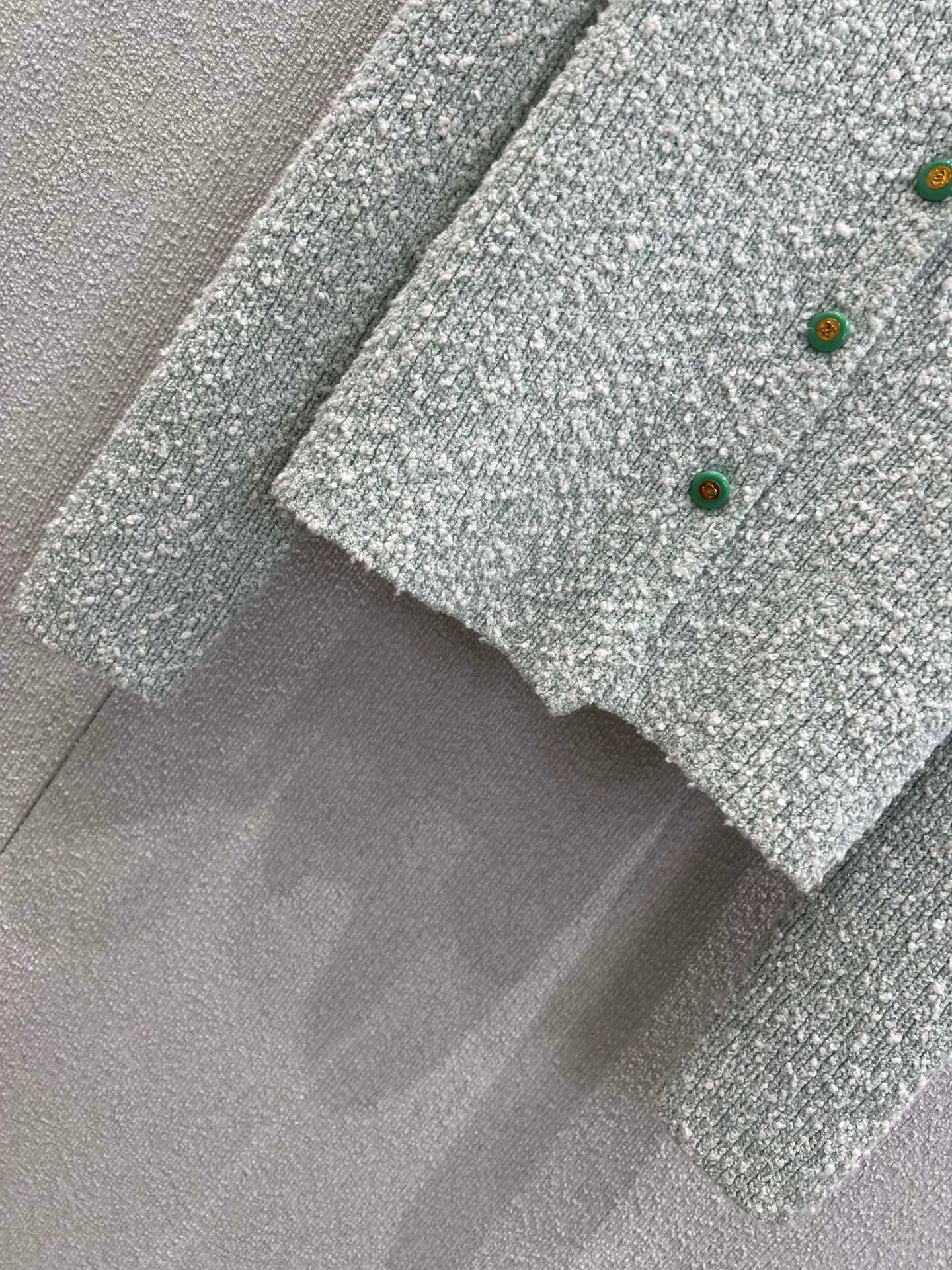 25fw Tassel collar dopamine knit cardigan