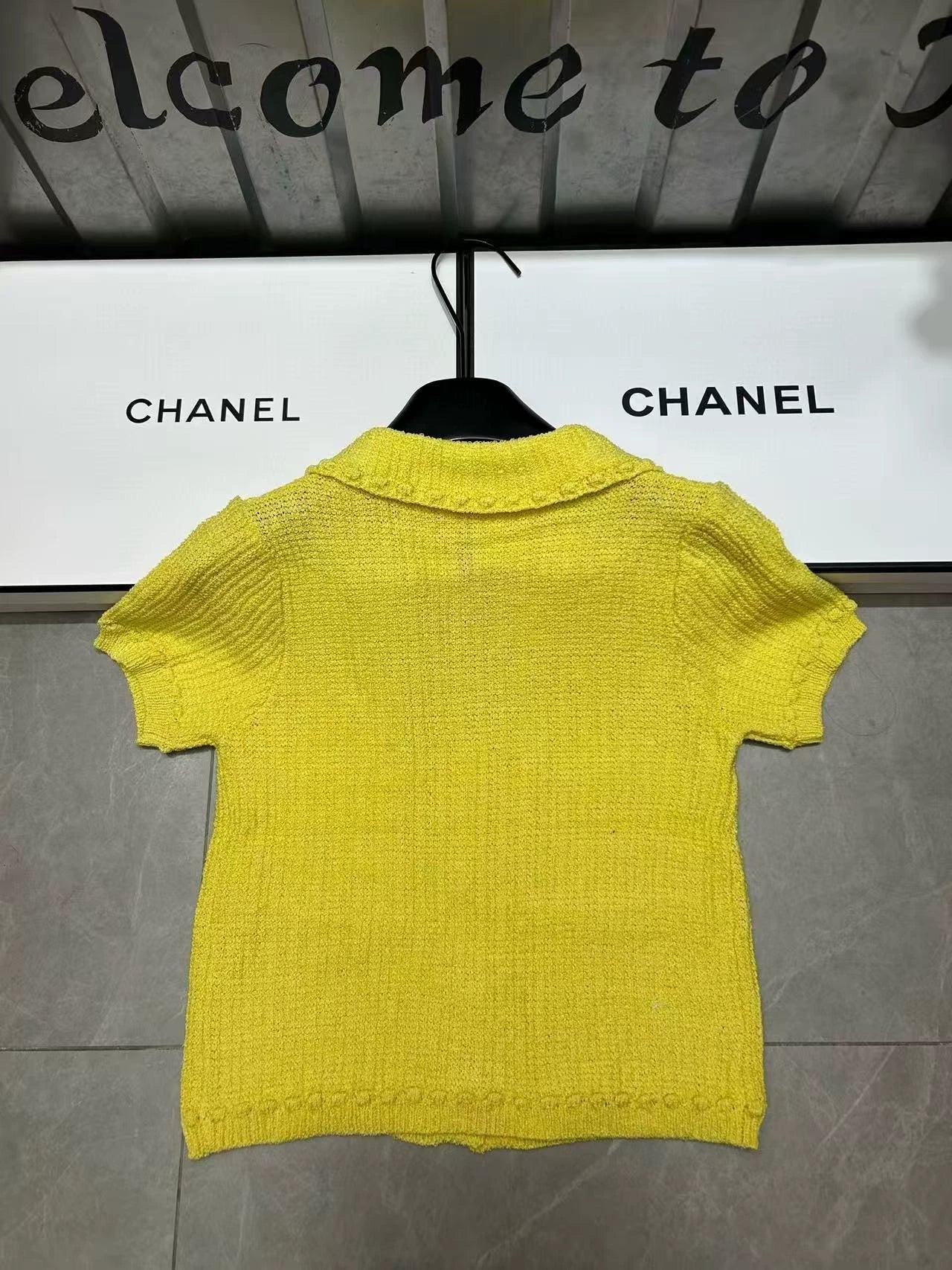 25 Summer new style lapel age-reducing knitted short sleeves