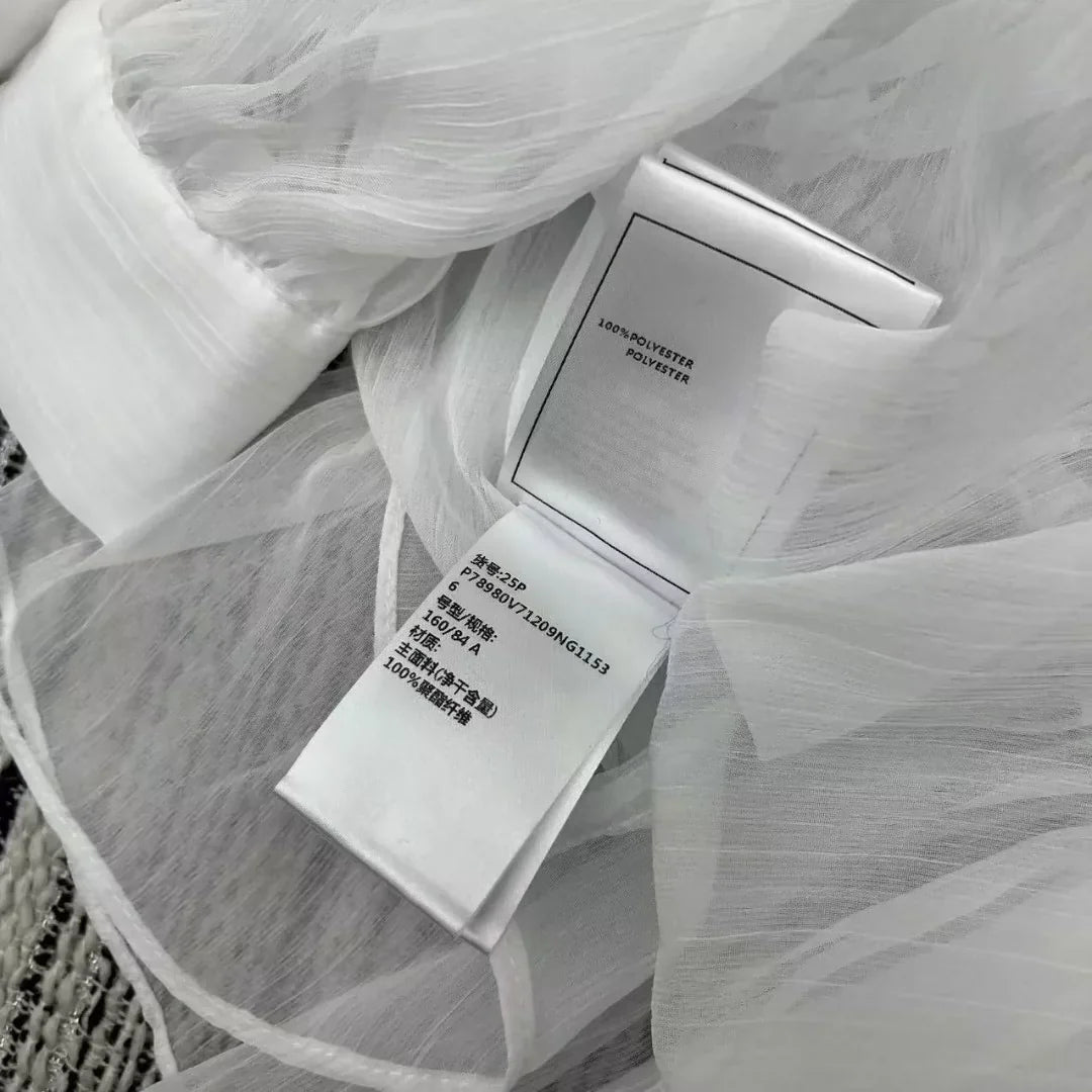 25 Early Spring and Summer New Ruffle Chiffon Shirt