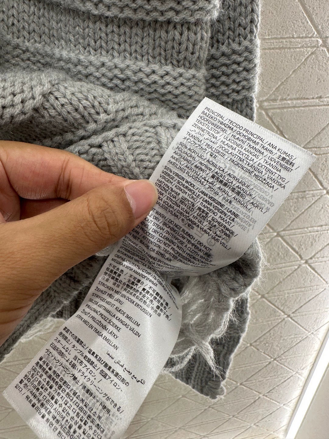 25fw Pit and hole pocket cardigan