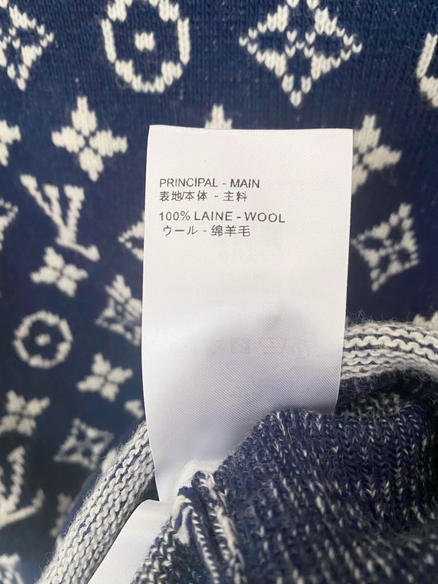 25fw Old flower chain sweater