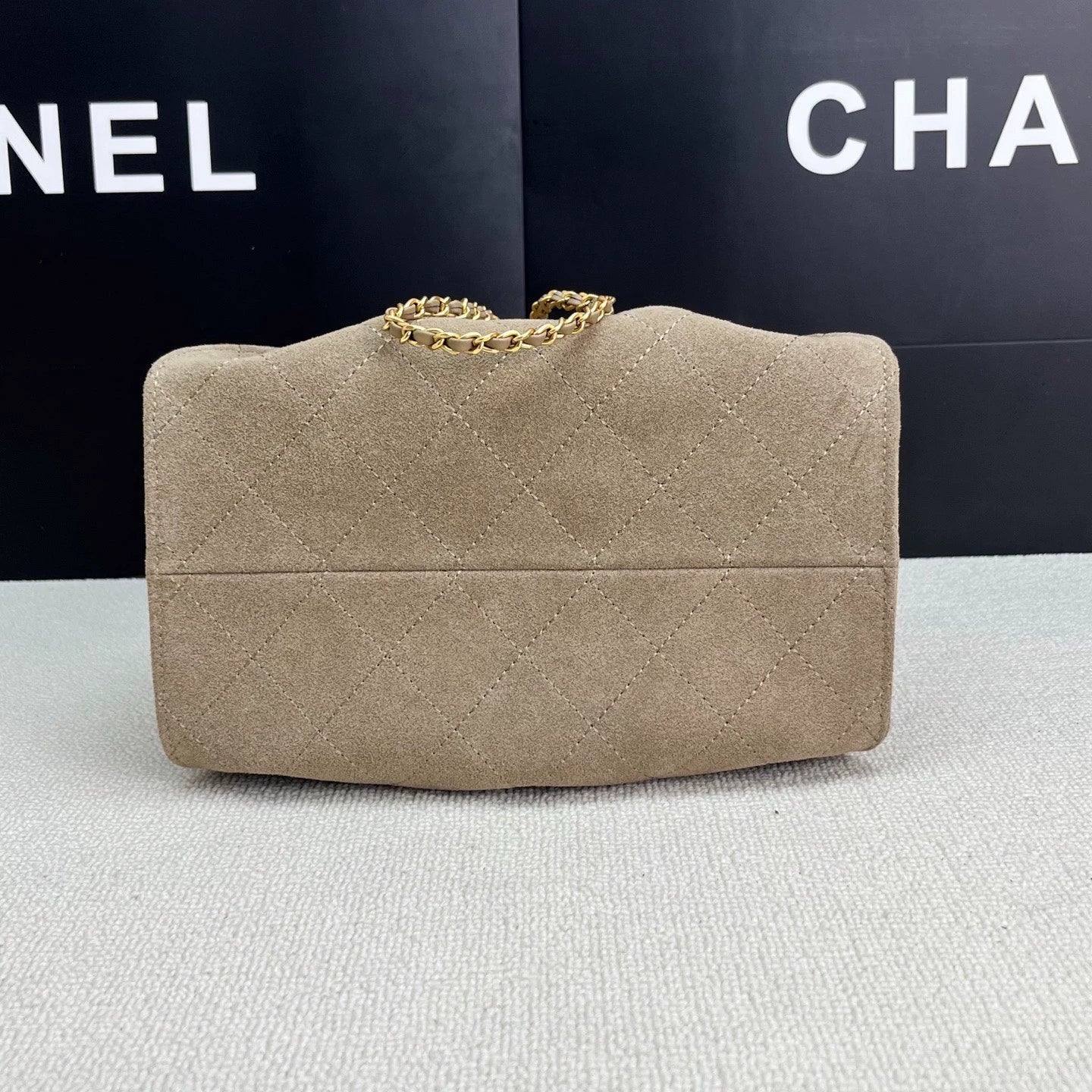 25C suede hippie bag (grey)