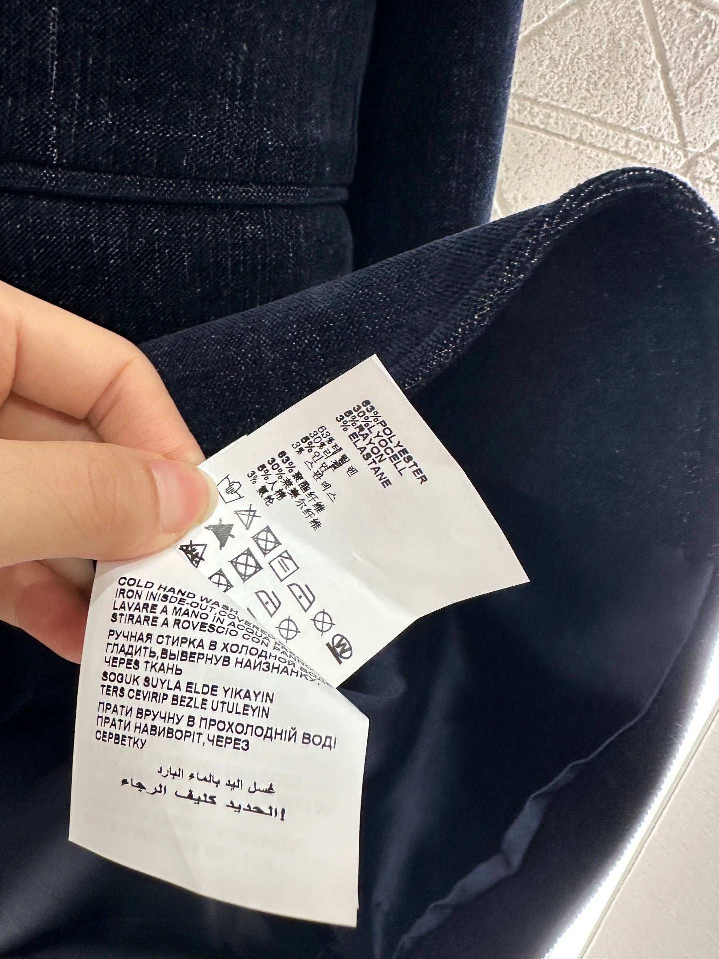 25fw Cowboy jacket pleated skirt set