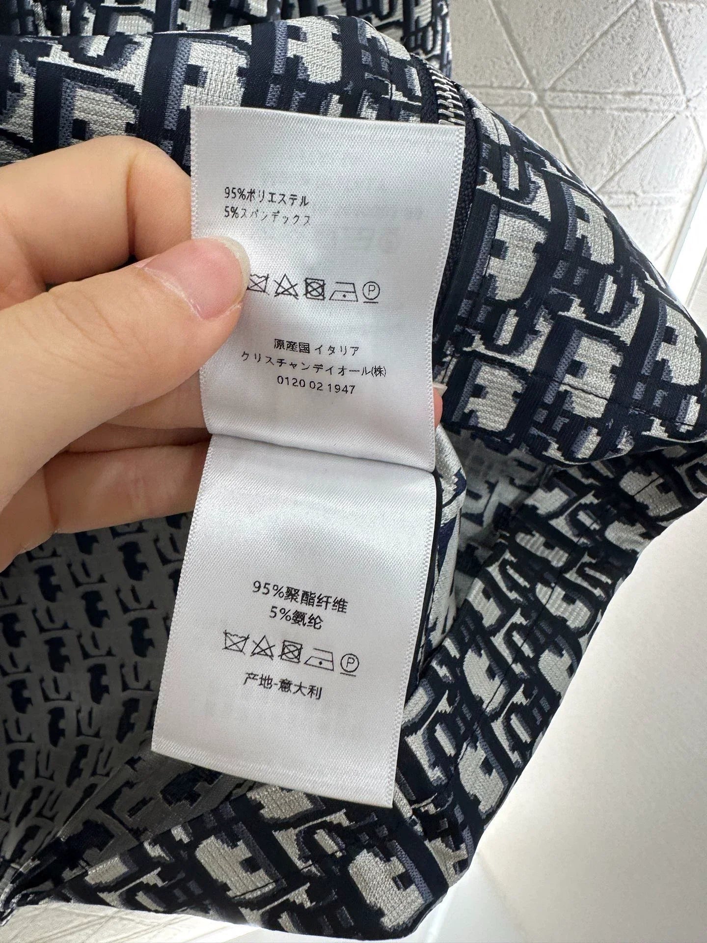 25fw Jacquard hooded windbreaker jacket