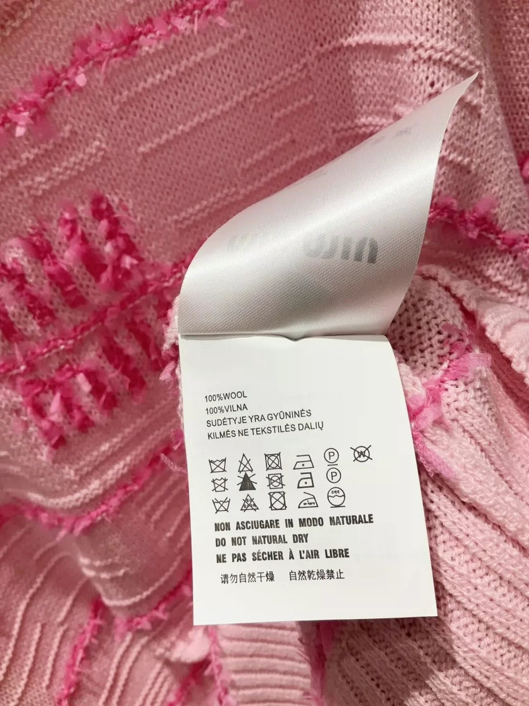 25fw Striped knitted cardigan