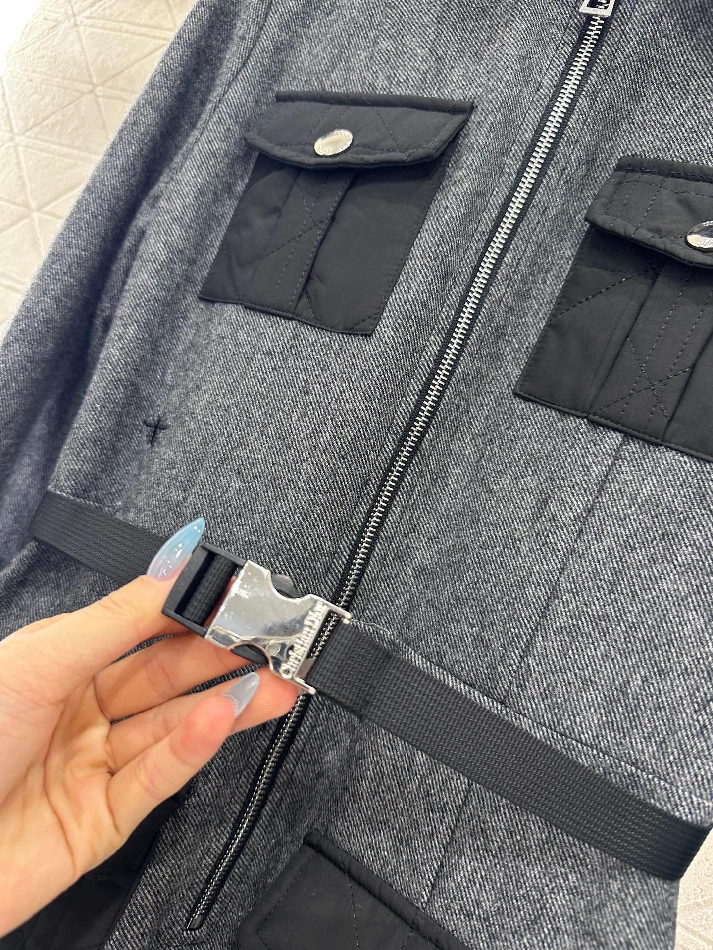 25fw Belt contrasting dress