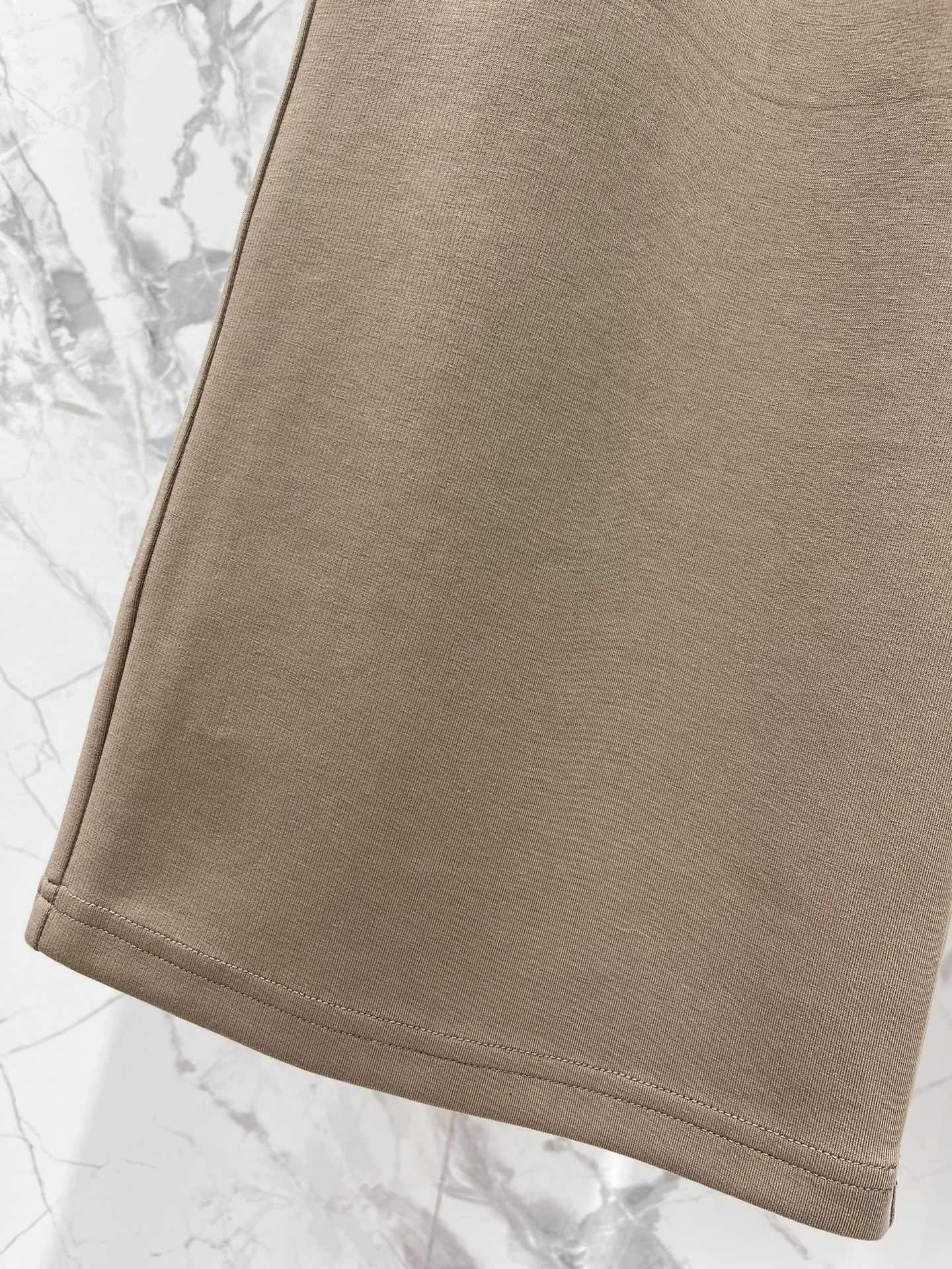 25fw Drawstring wide leg pants