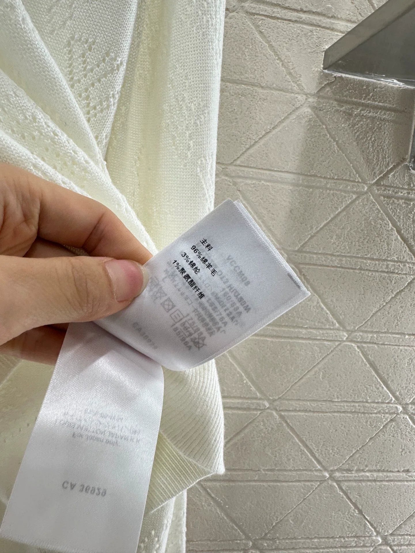 25fw Hollow hook flower top