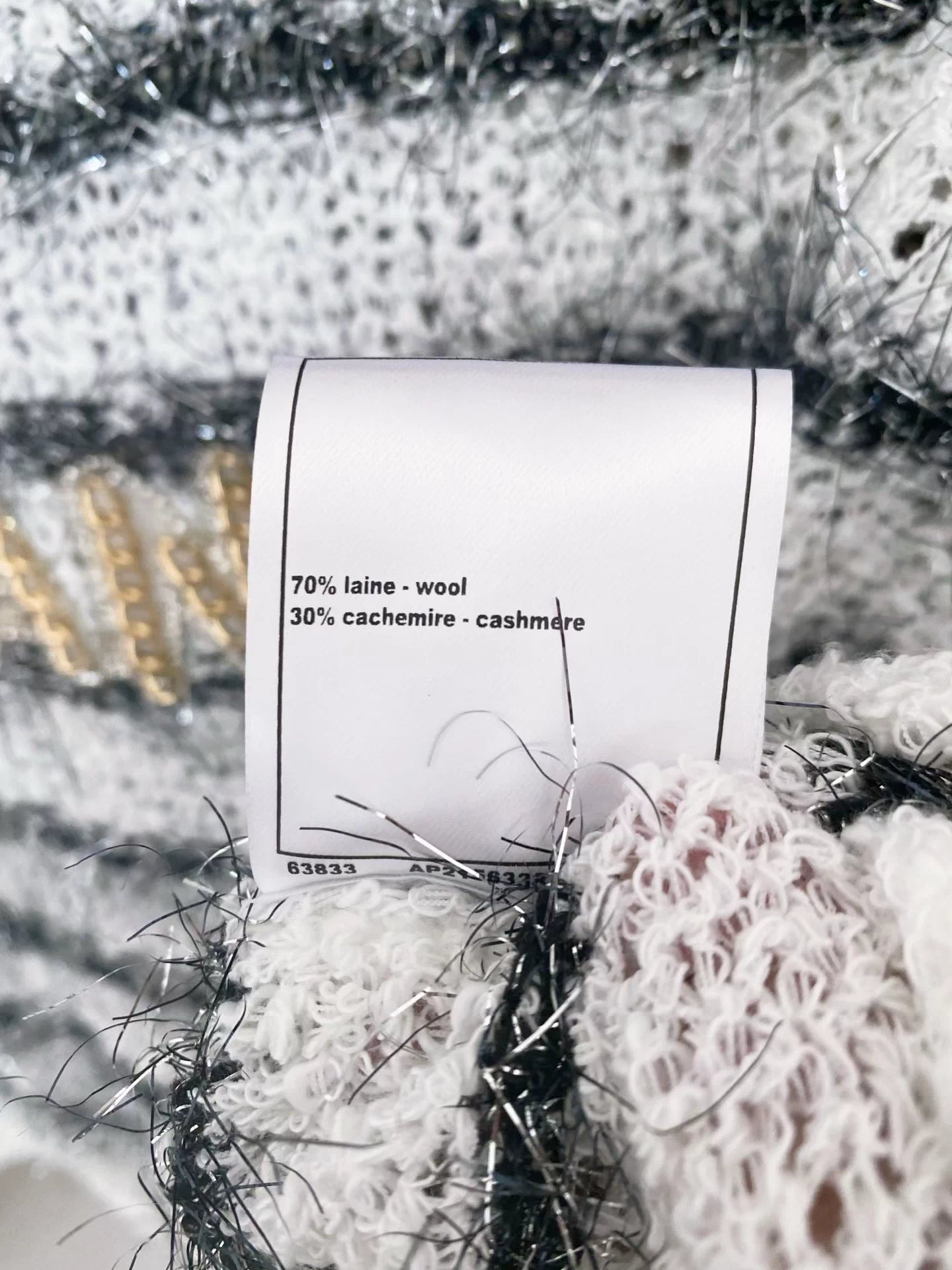 25fw Two tone long sleeved shirt