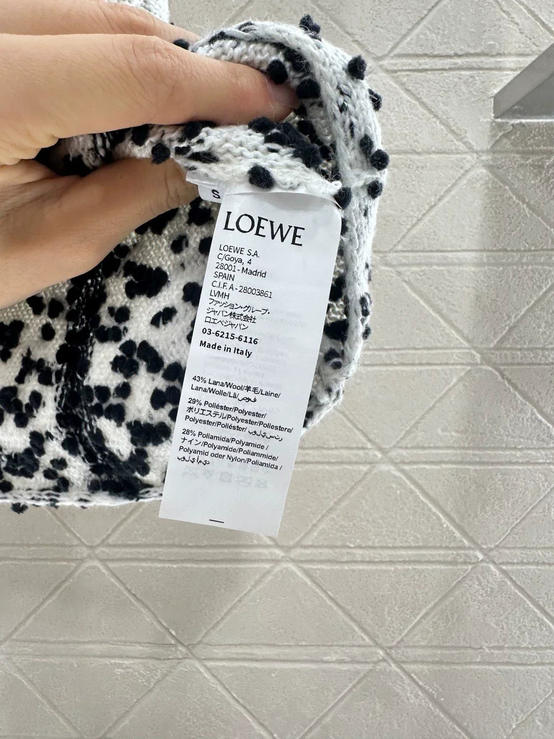 25fw Floral knit vest