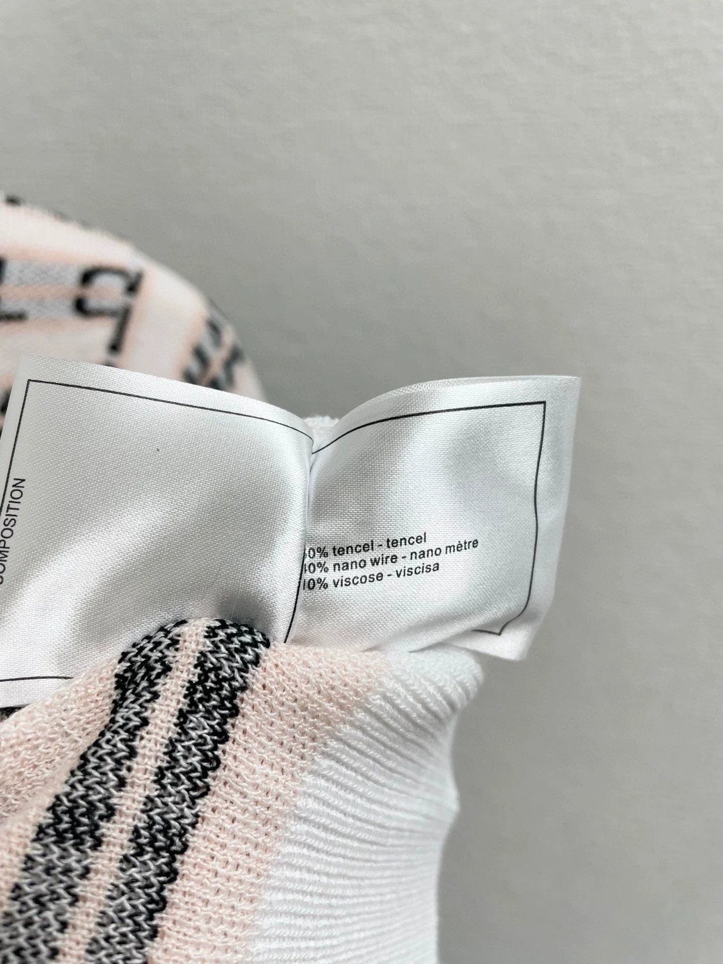 25fw Alphabet striped cardigan