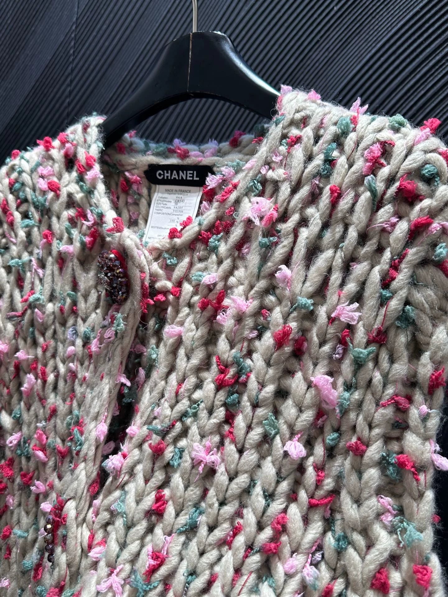 25fw Colorful woven vest(Medieval Series)