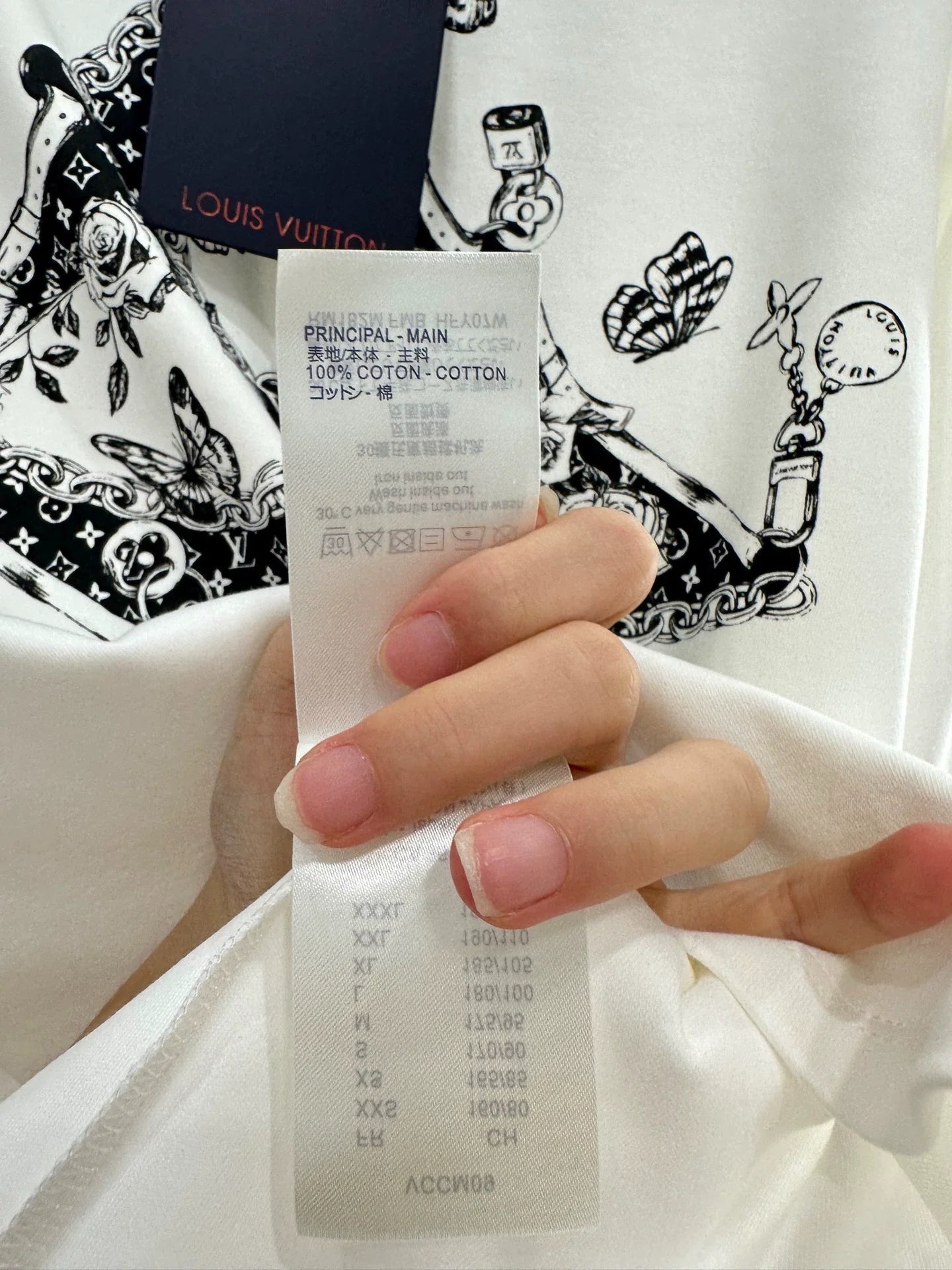 25fw Letter long sleeved shirt