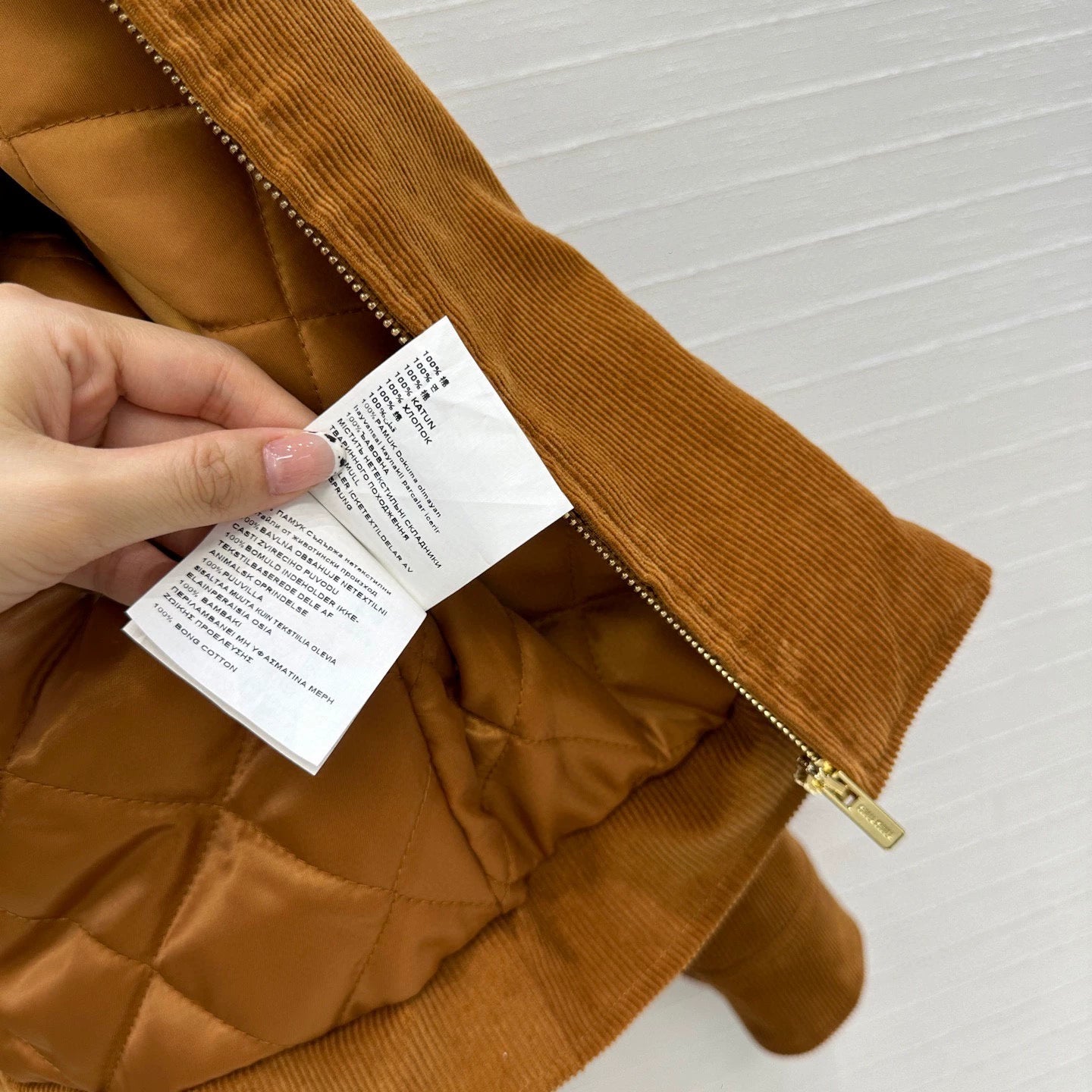 25fw Corduroy cotton jacket