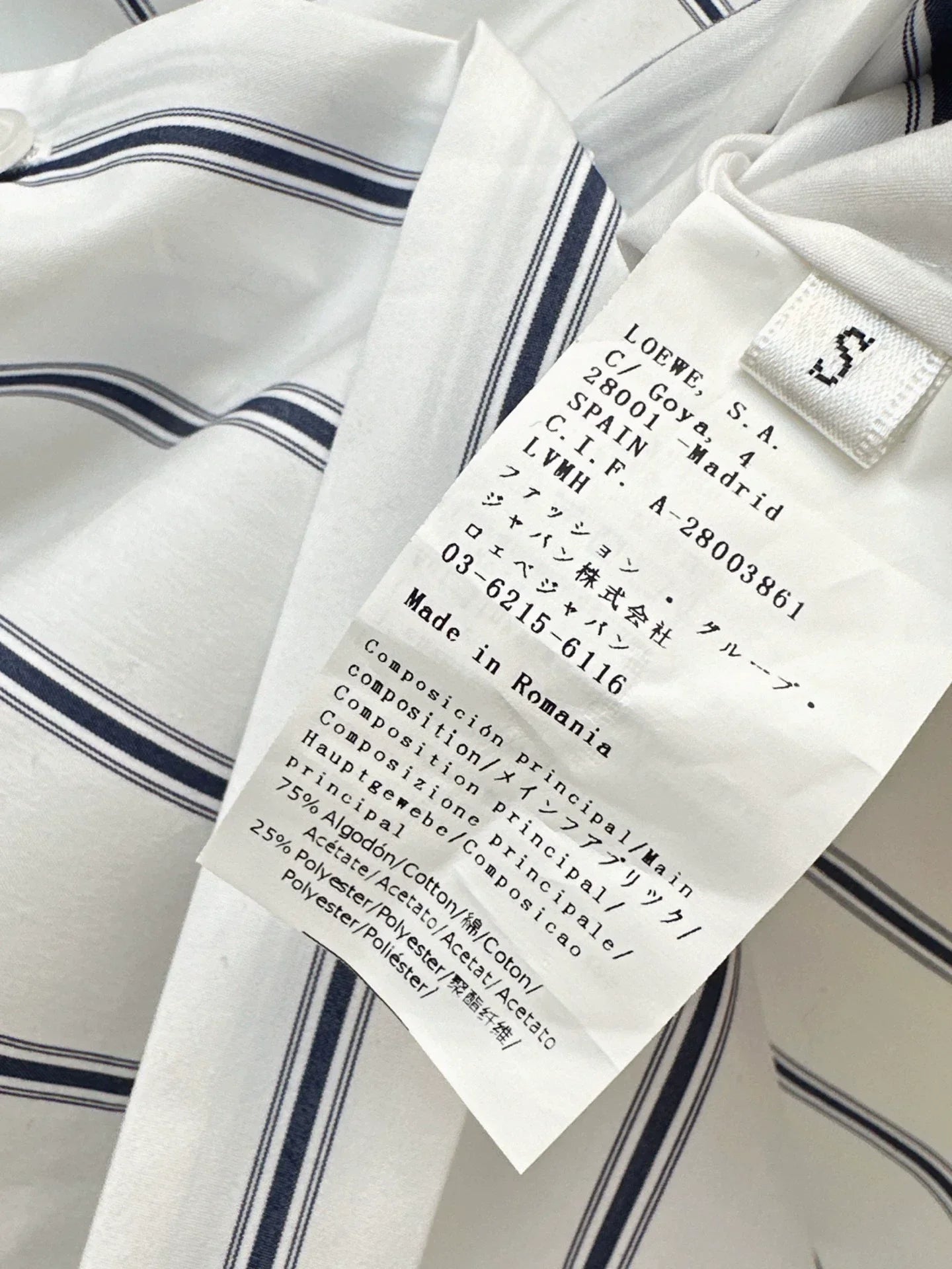 25fw Embroidered bat sleeve shirt