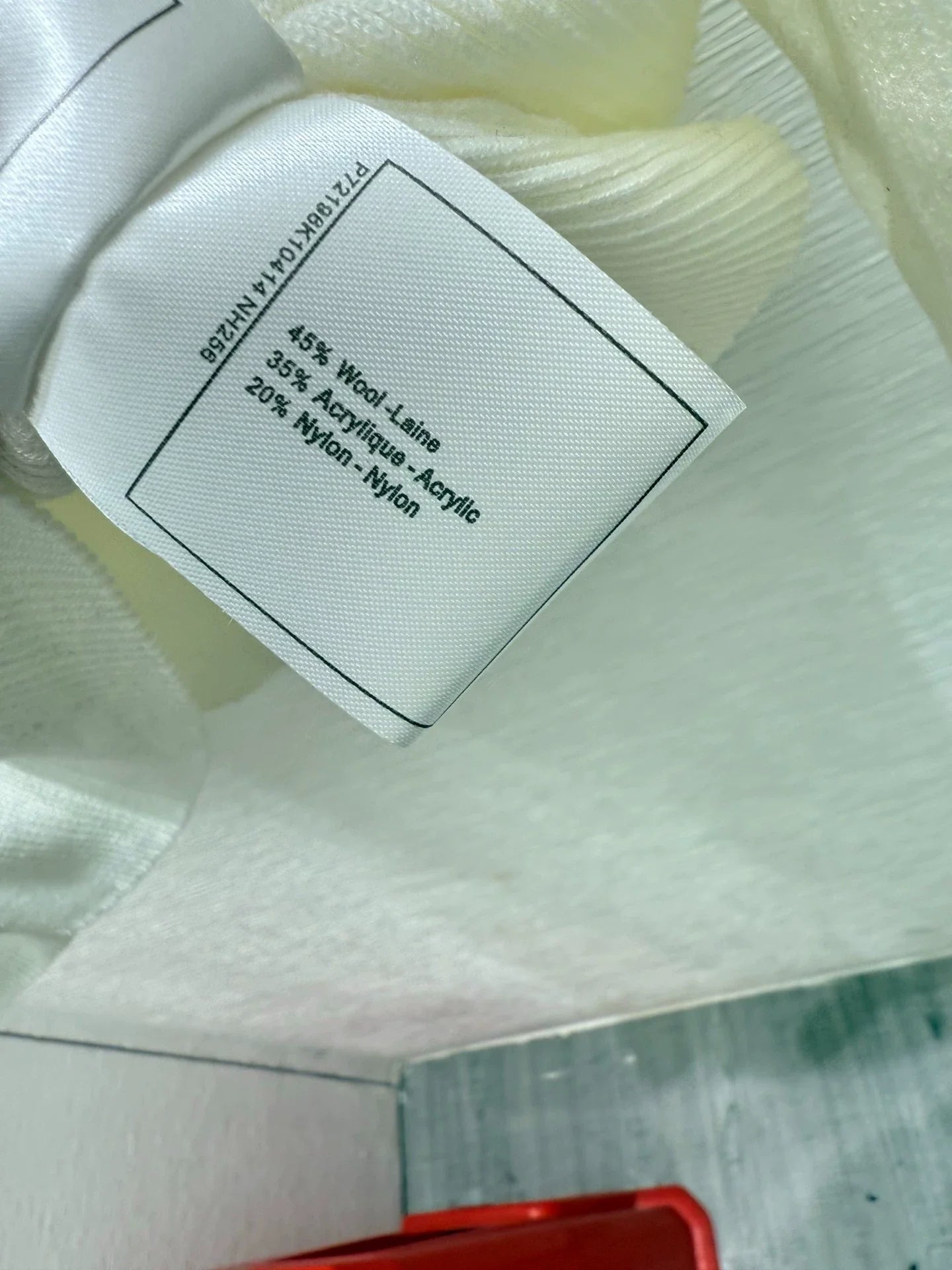 25fw Lace patchwork hooded knit sweater