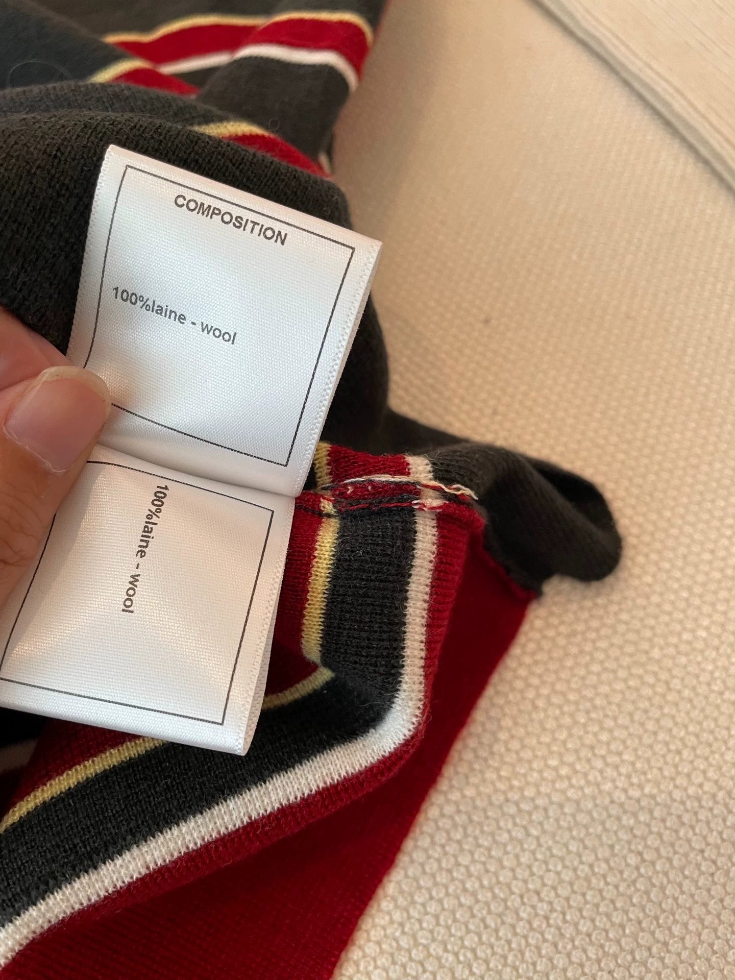 25fw Knitted edge sleeveless vest (vintage series)