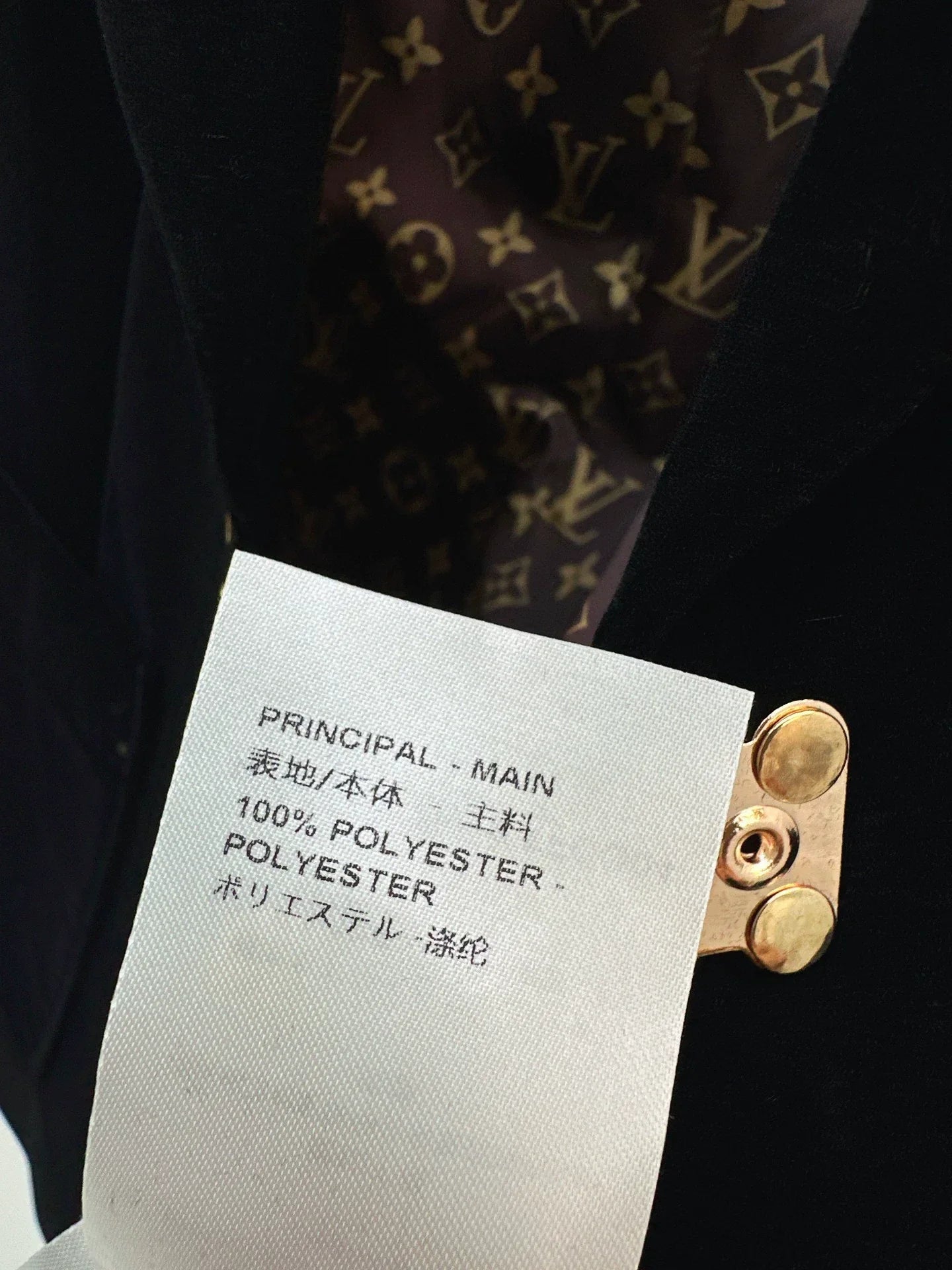 25fw Jacquard monogram suit jacket