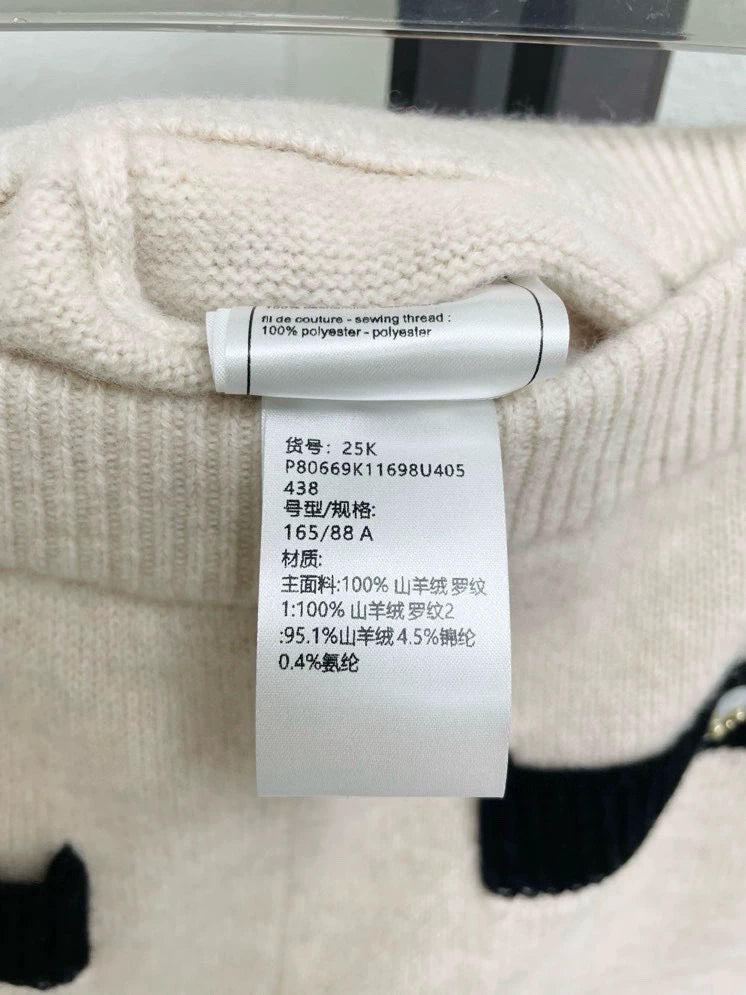 Color blocking small bow logo button down pants