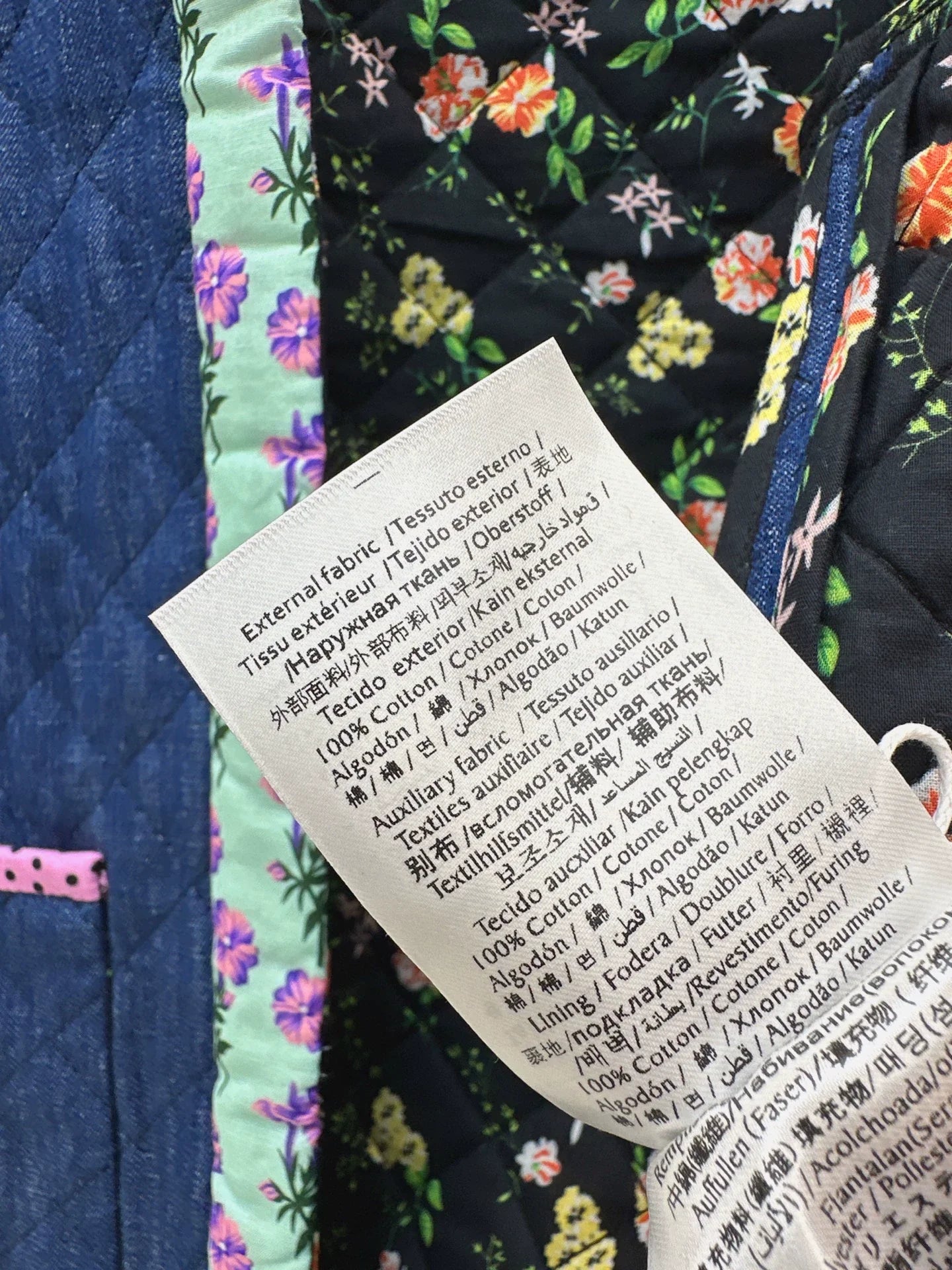 25fw Nine inch sleeve denim cotton jacket