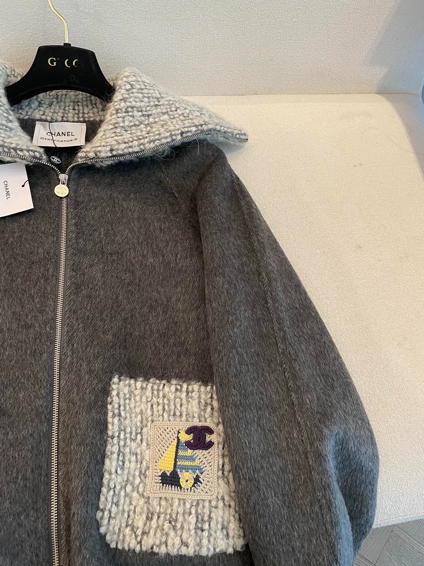 25fw Collar knit jacket(Medieval Series)