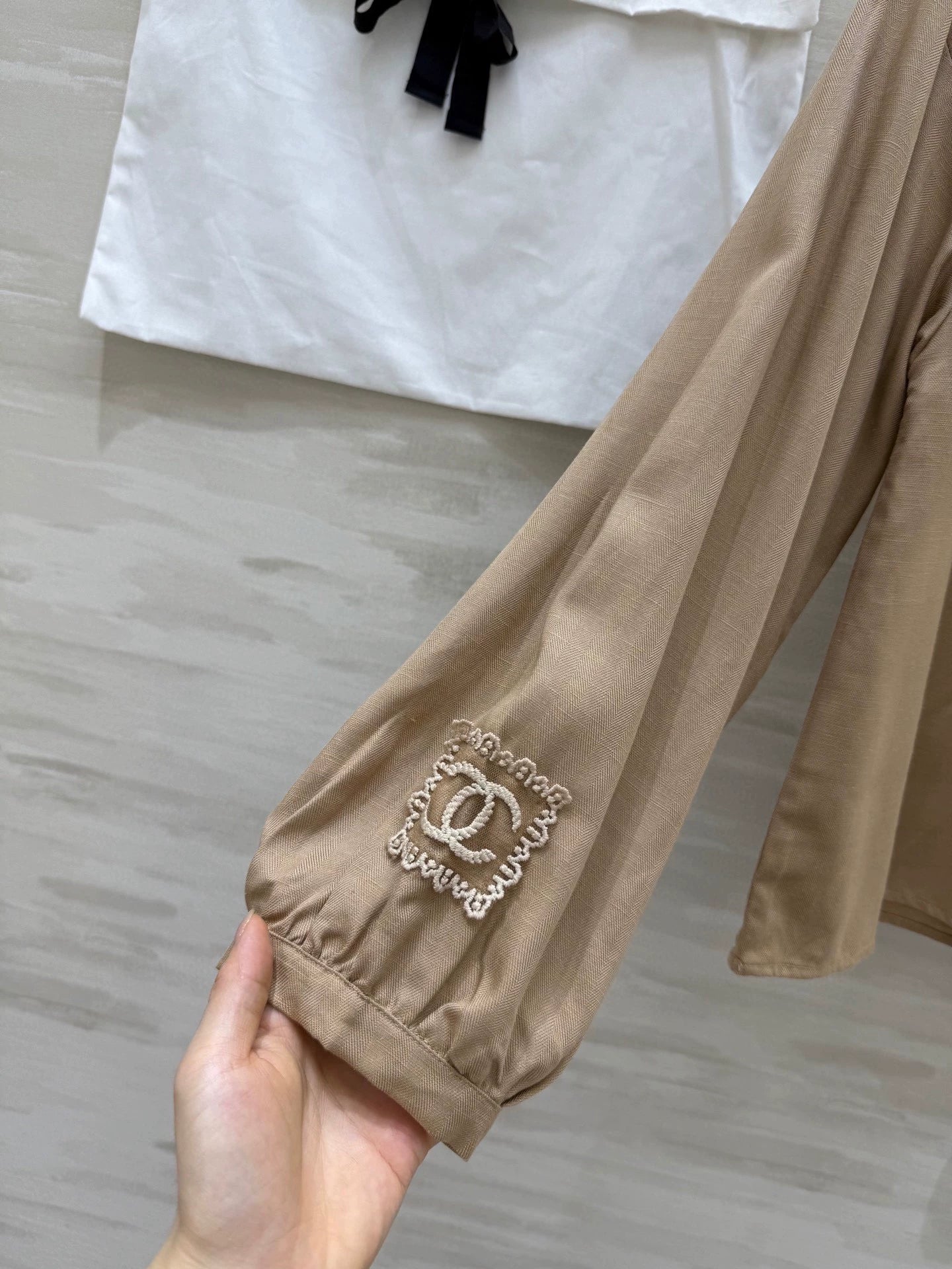 25fw Cotton and linen pleated shirt(Medieval Series)